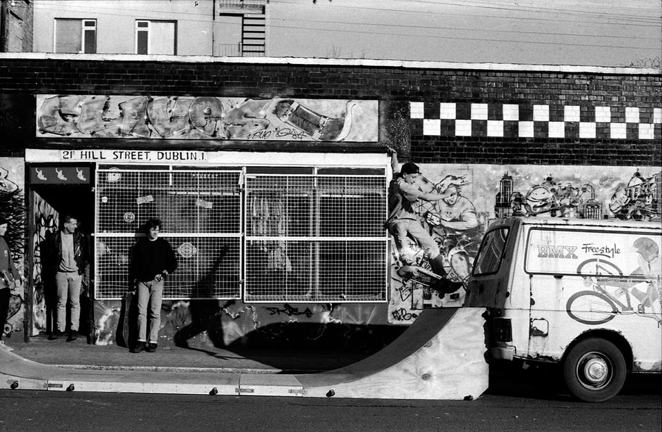 The legendary Clive’s Skateboard shop, Hill Street, Dublin, Ireland