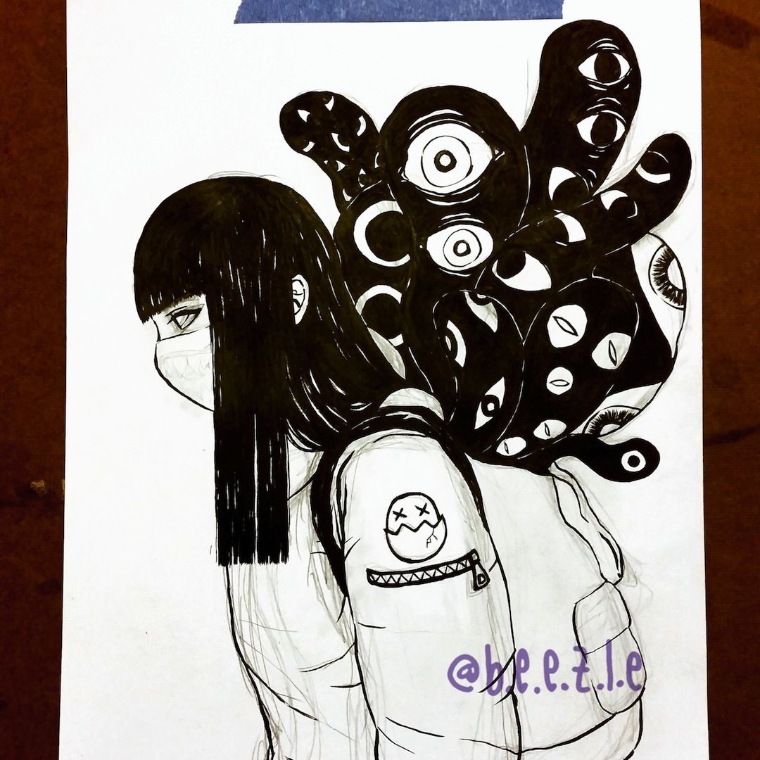 Backpack monster r/ImaginaryMonsters