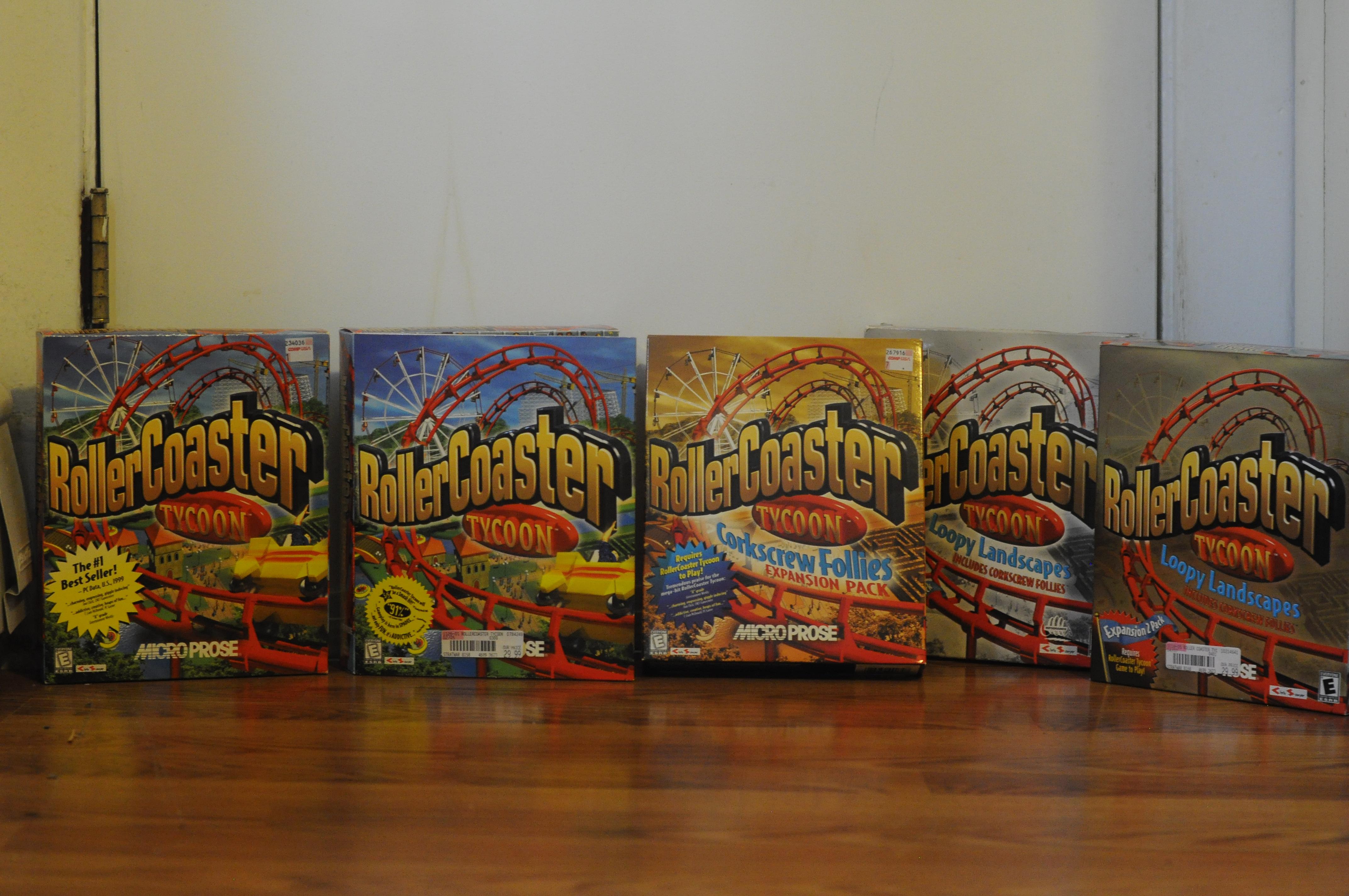 My all time favorite retro games from Windows 98 Rollercoaster Tycoon