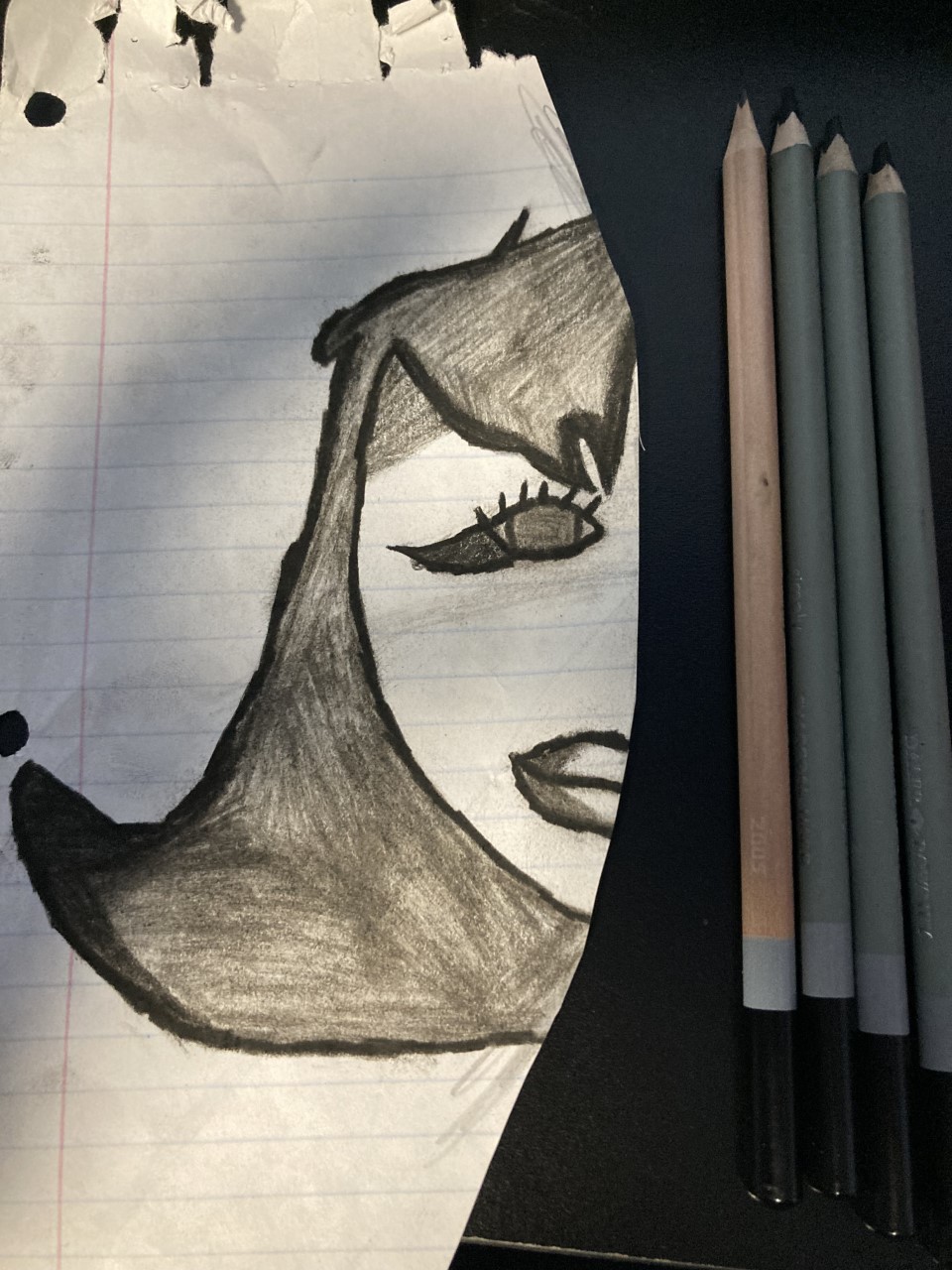 I am very bad at art and this is my first attempt. please give me any criticism possible r/BadArt