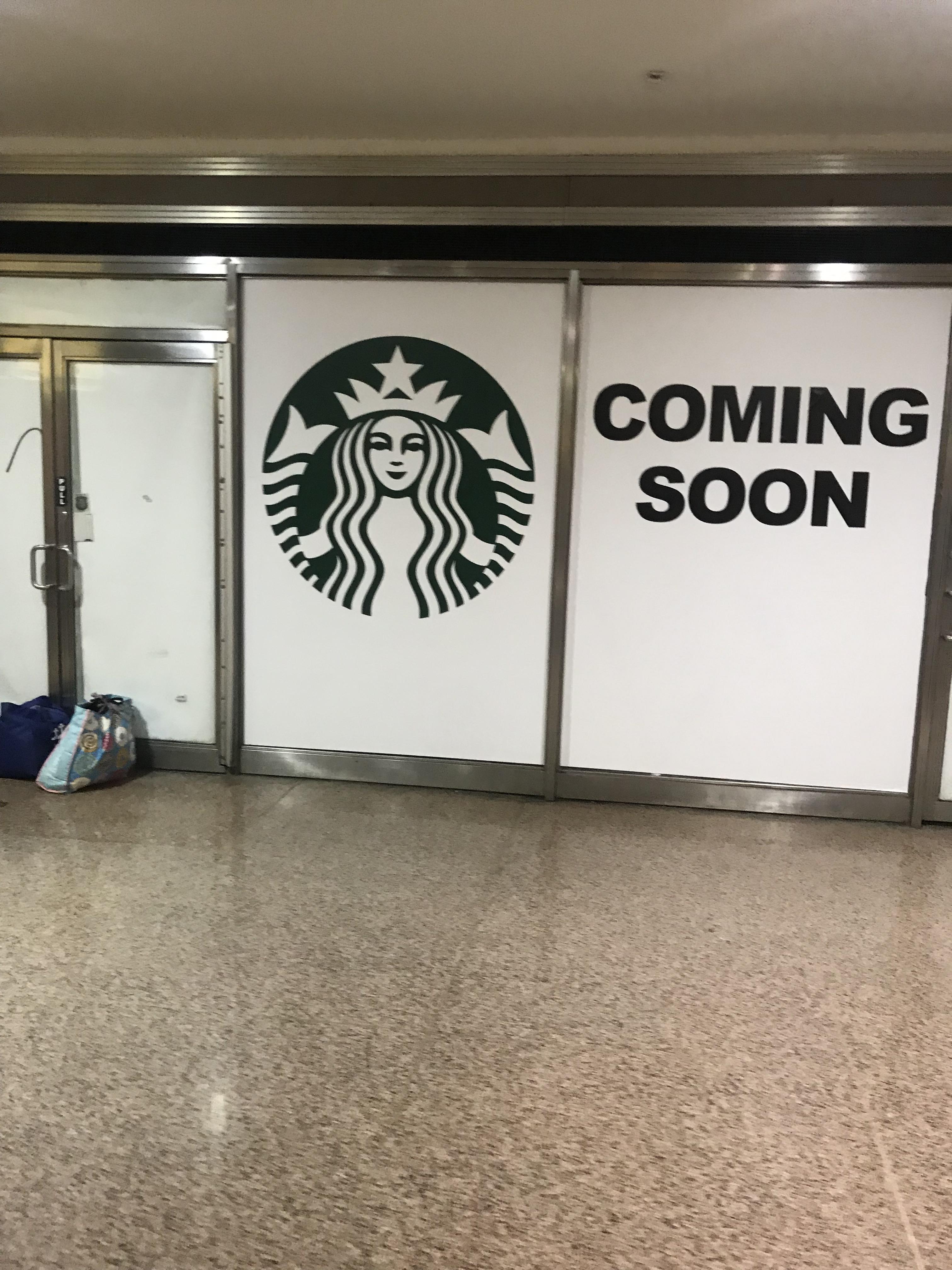 Starbucks coming to Newark Penn, near East entrance facing Ferry/Market