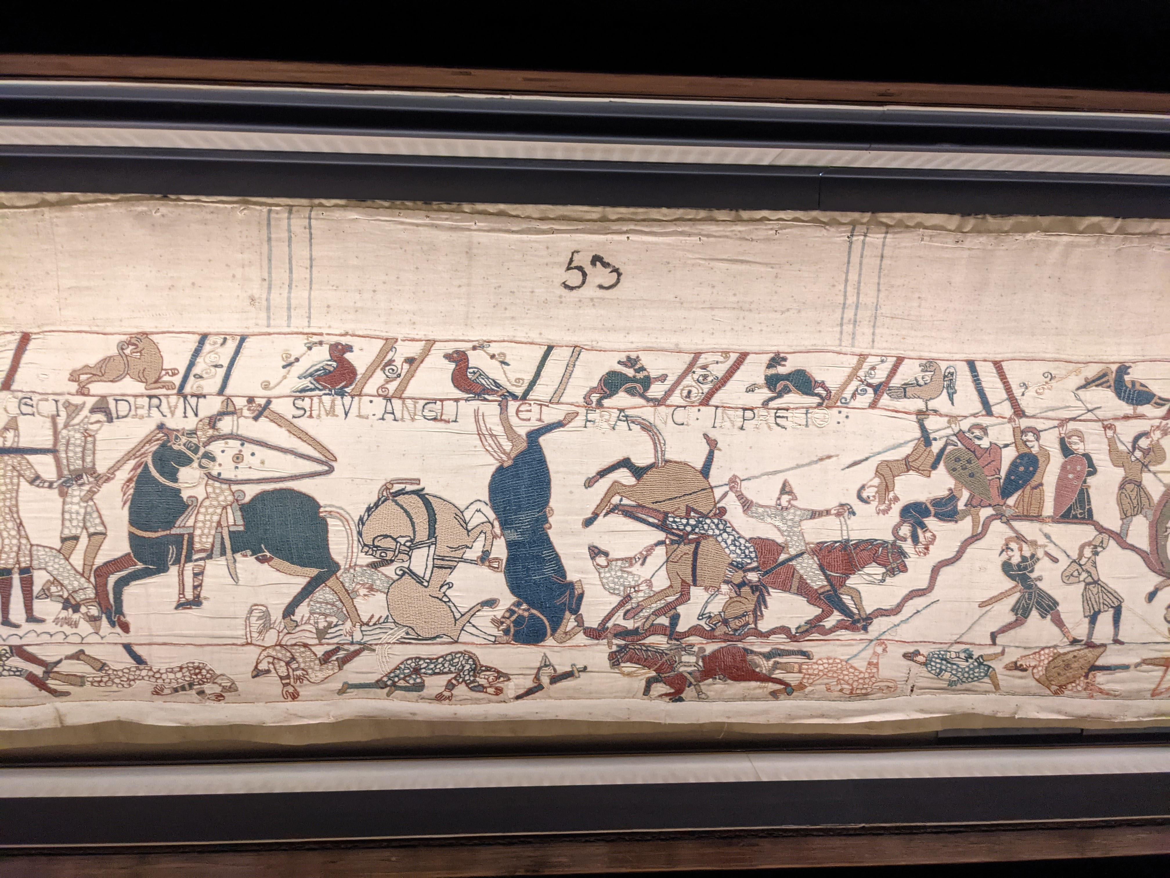 Bayeux Tapestry, nearly 1,000 year old story of the Battle of Hastings