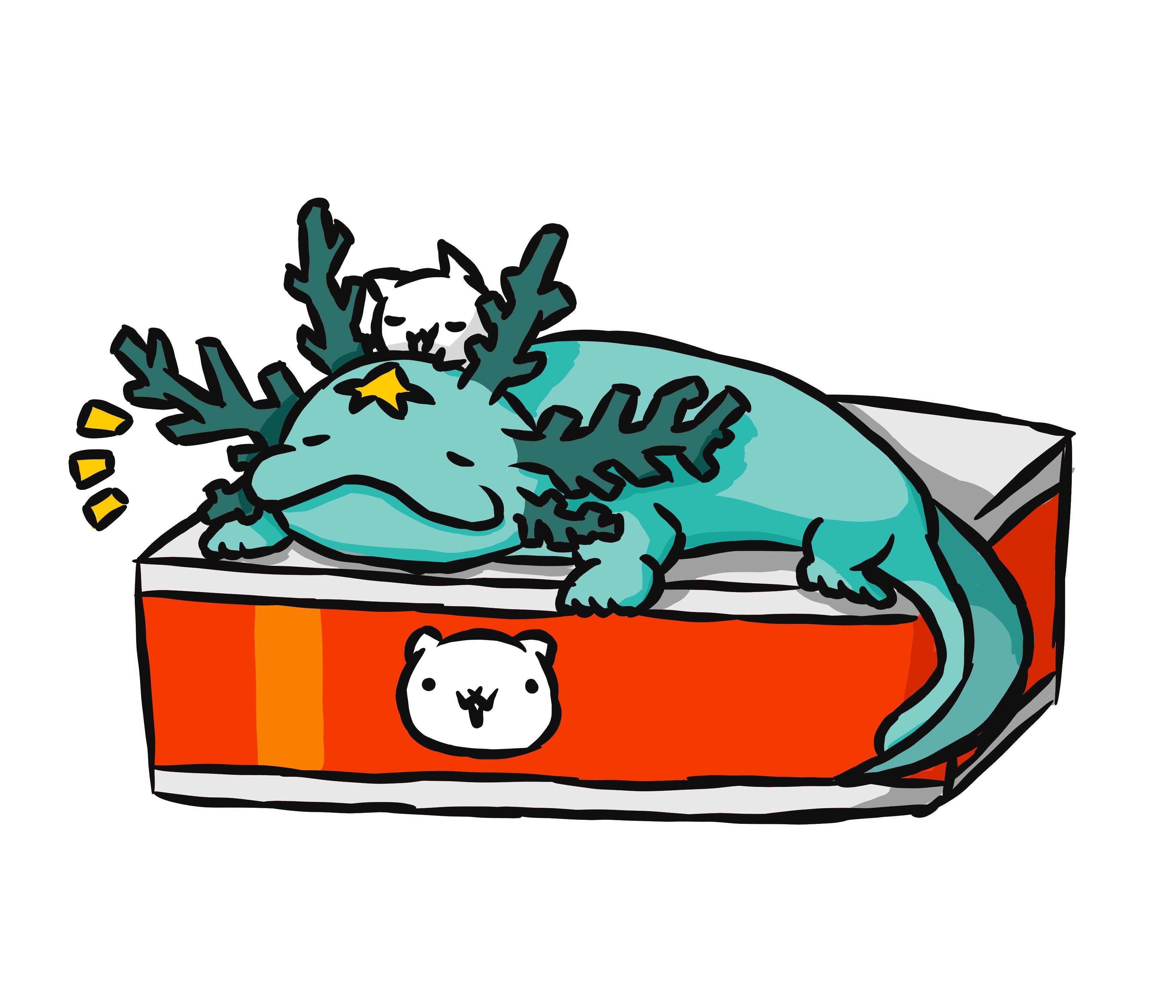 [FanMade] Axolotl Sal battlecats