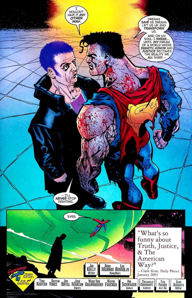 Superman on why dreams are important. Action Comics 775
