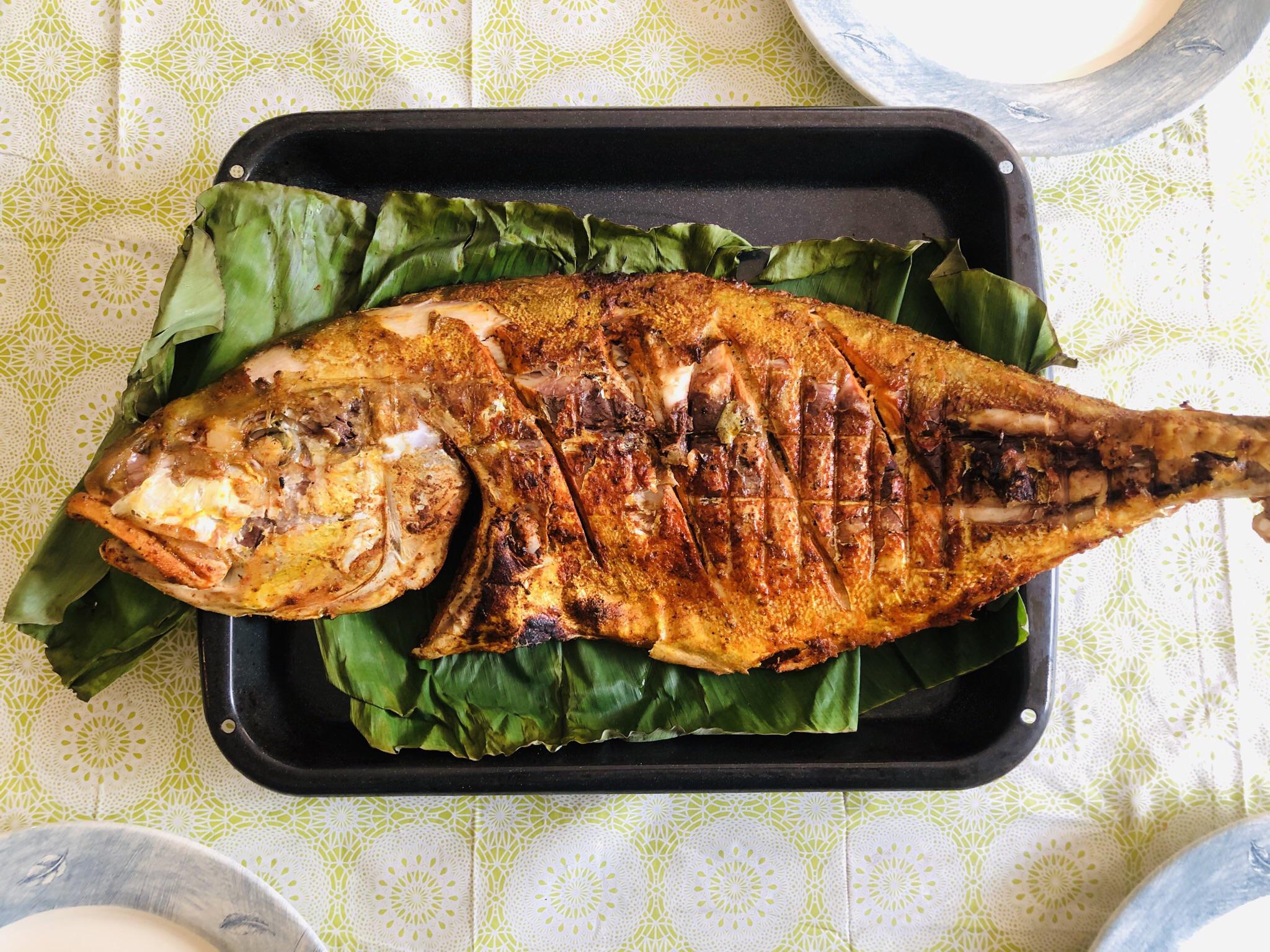 [I ate] Grilled Fish marinated in Indian spices. r/FoodPorn