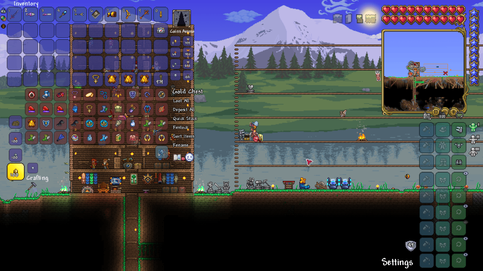 I am going for a Melee build in my world and am in need of help