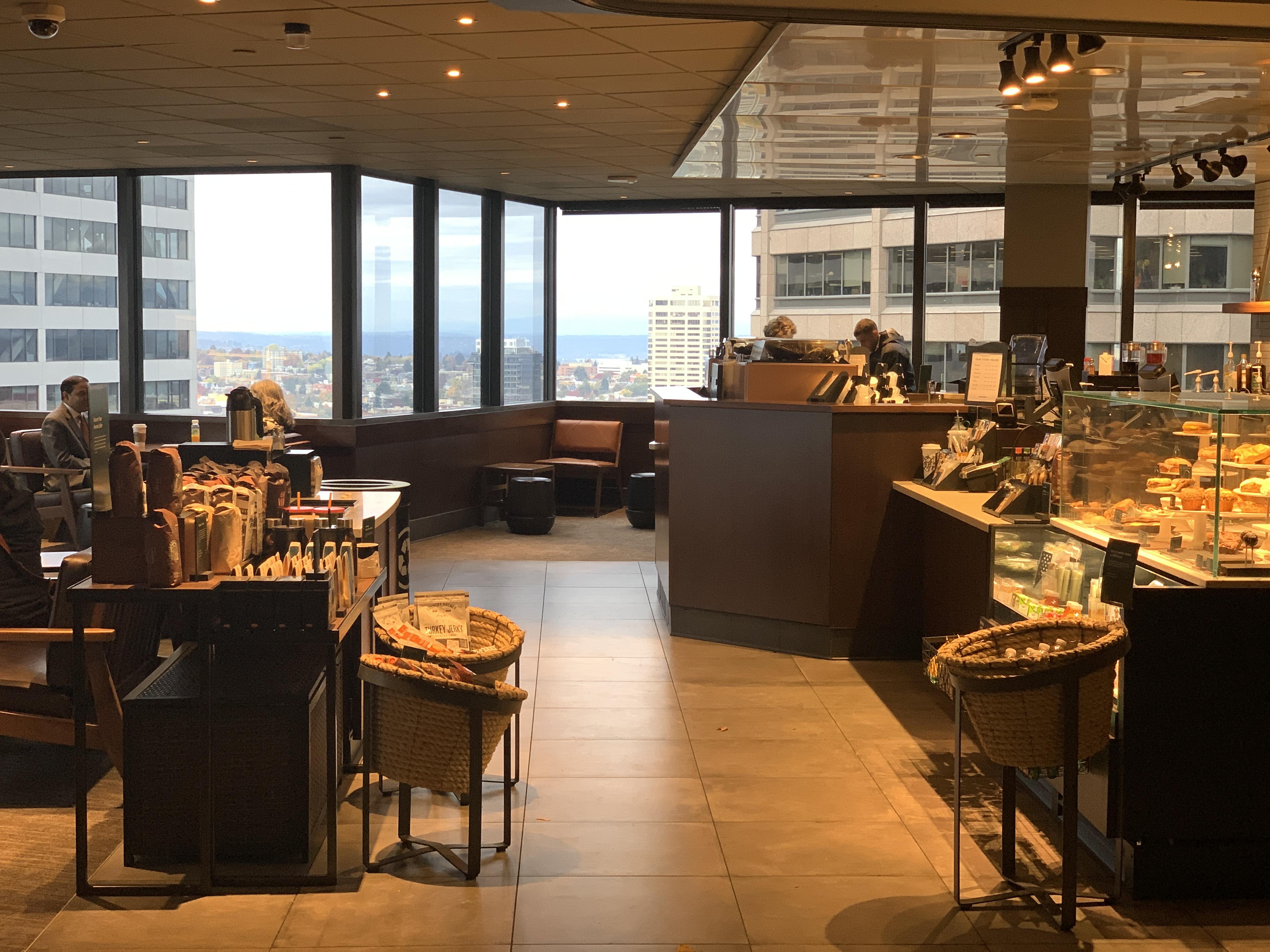 This is the dopest Starbucks I’ve come across in town! Columbia Tower