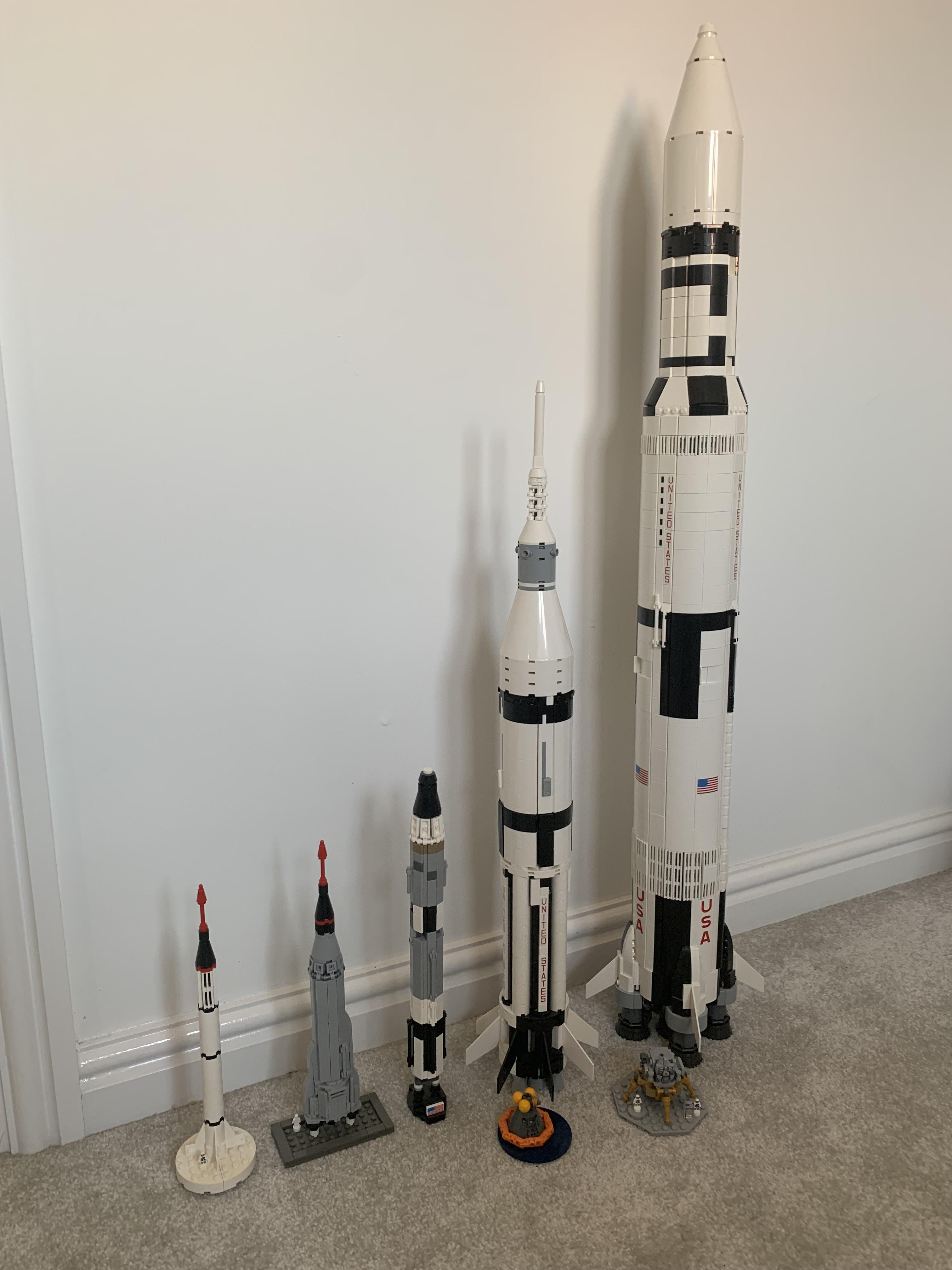 Finally built the Skylab upper stage on the Saturn V… Next up, the