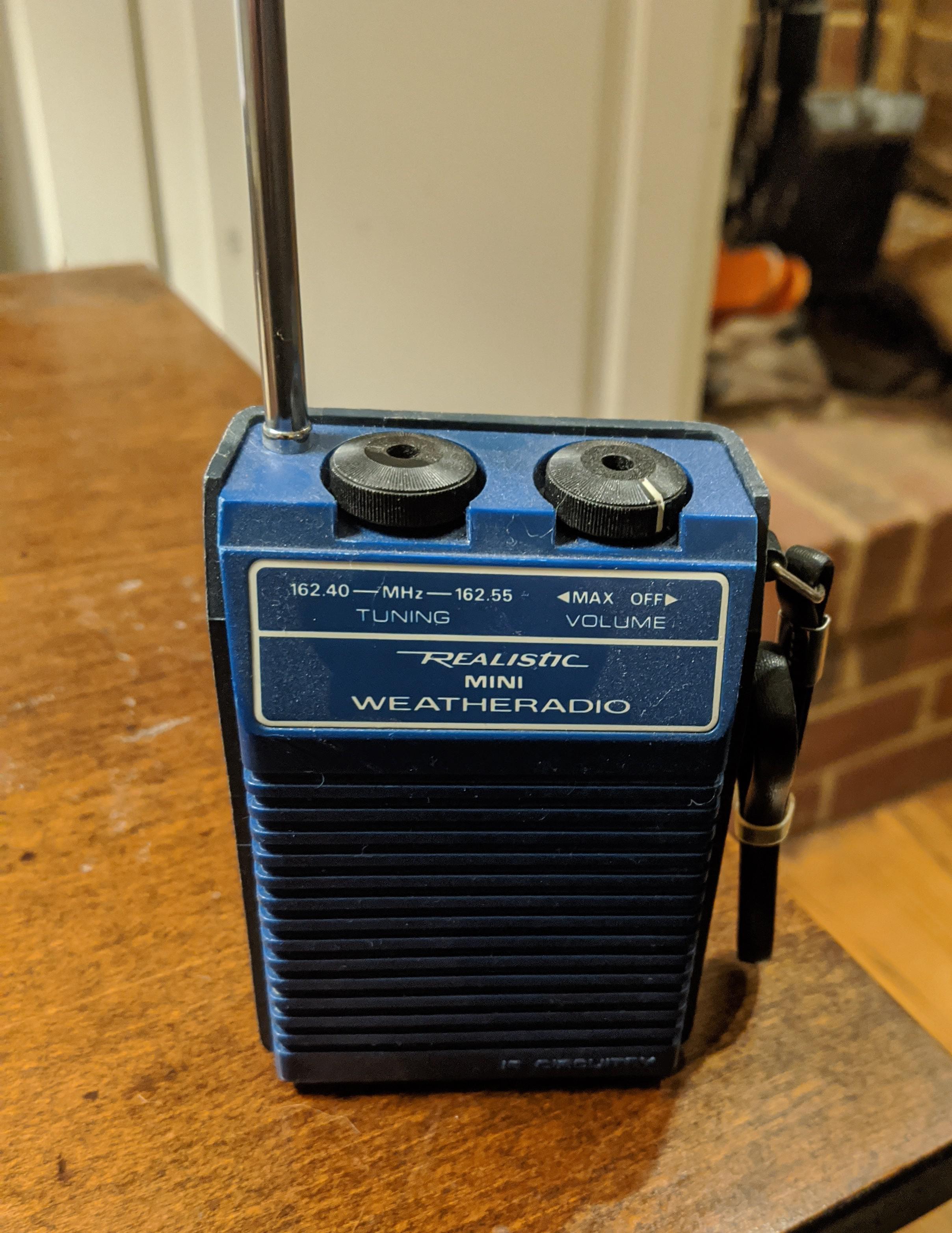 Old NOAA radio still works r/sailing