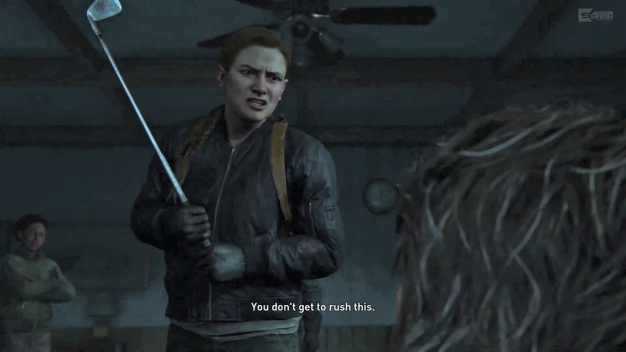 During a key early scene of The Last of Us Part II, the game keeps