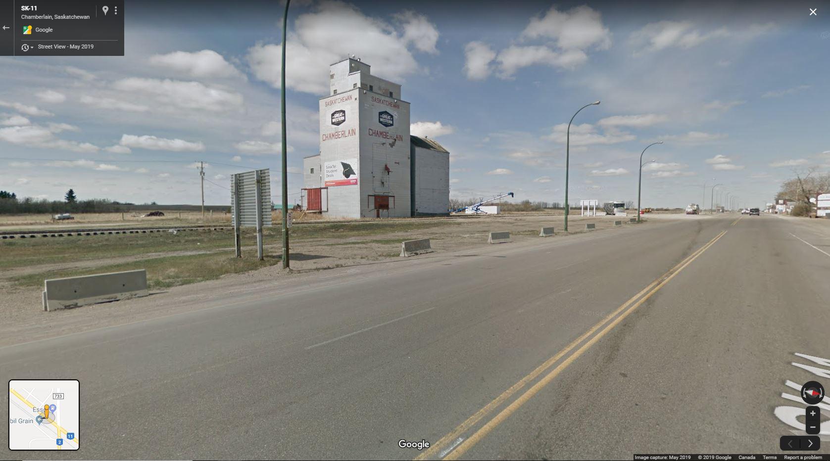 First time I've seen a street view taken in 2019. Chamberlain
