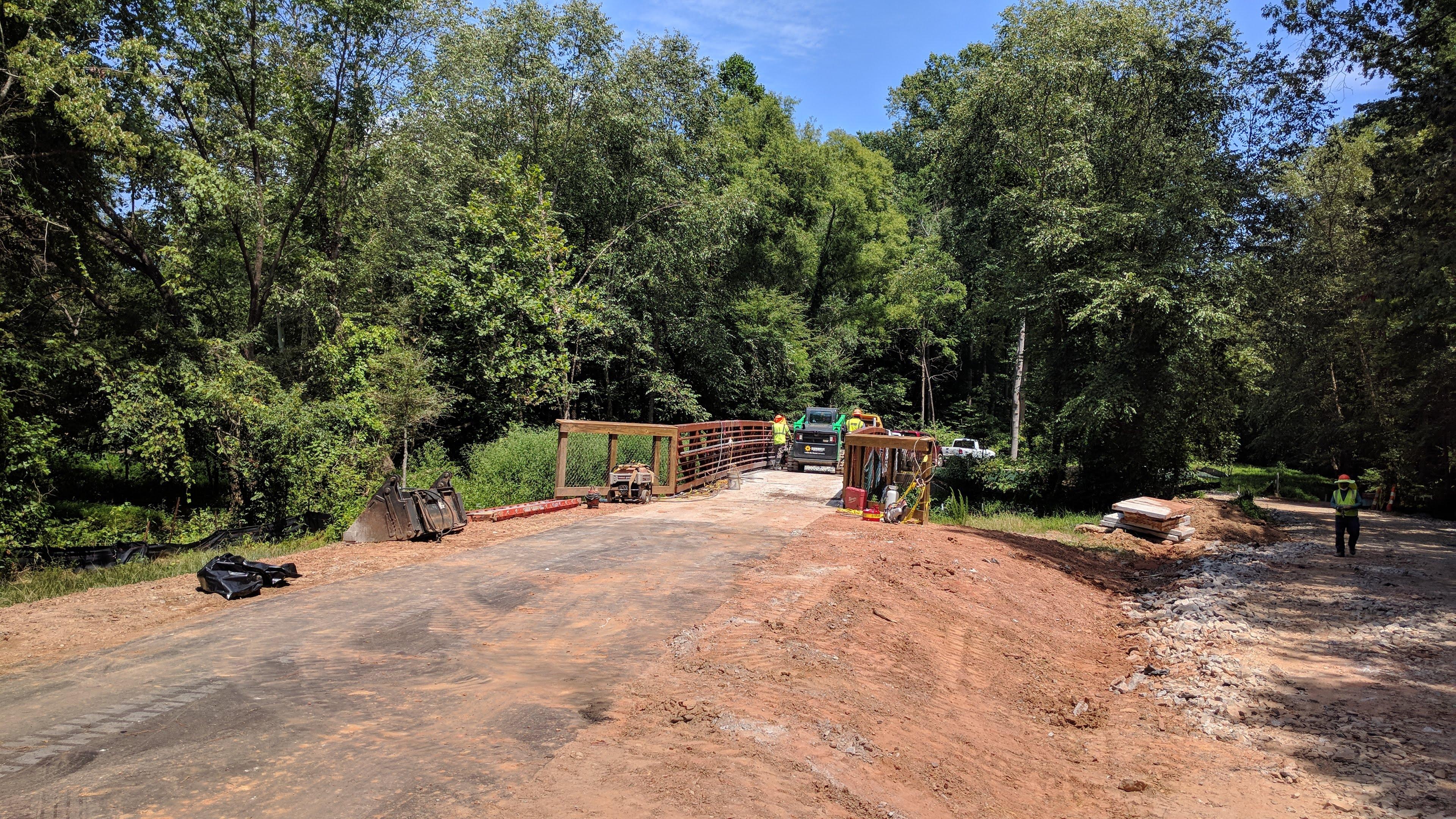 "Crabtree Creek Greenway" Finishing Touches... Early Fall Opening? r/cary