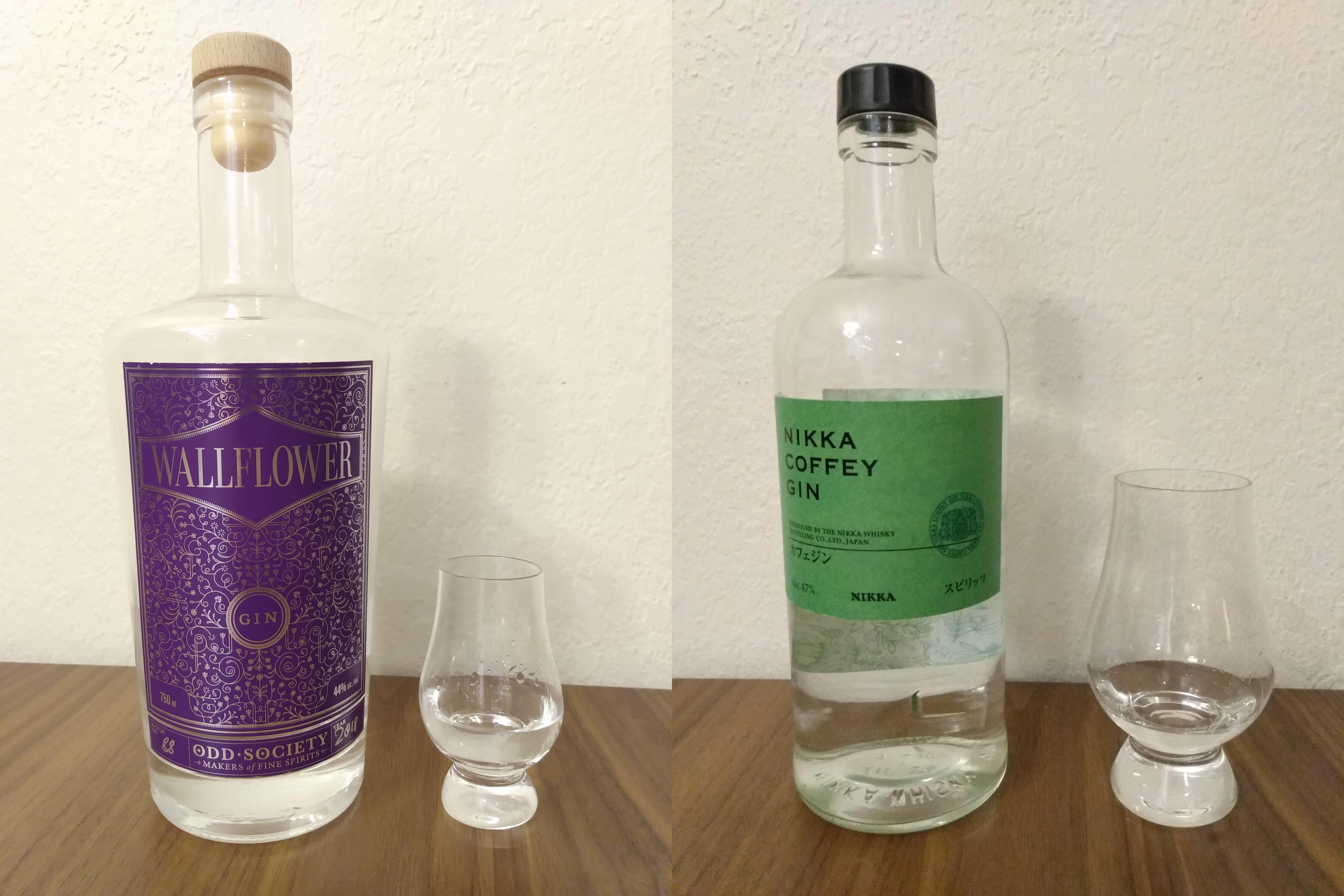 Review 3 & 4, Gin Review 1 & 2 Odd Society Wallflower Gin & Nikka