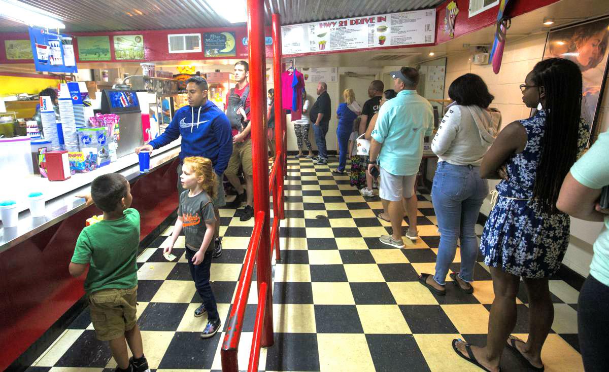 Drivein Theater concession stand snack bar r/DriveInTheaters
