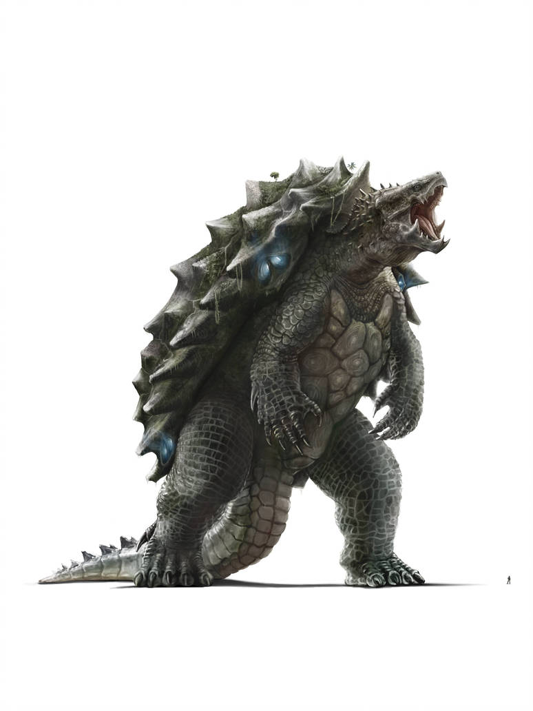 Monsterverse Gamera . The artist is eatalllot GODZILLA