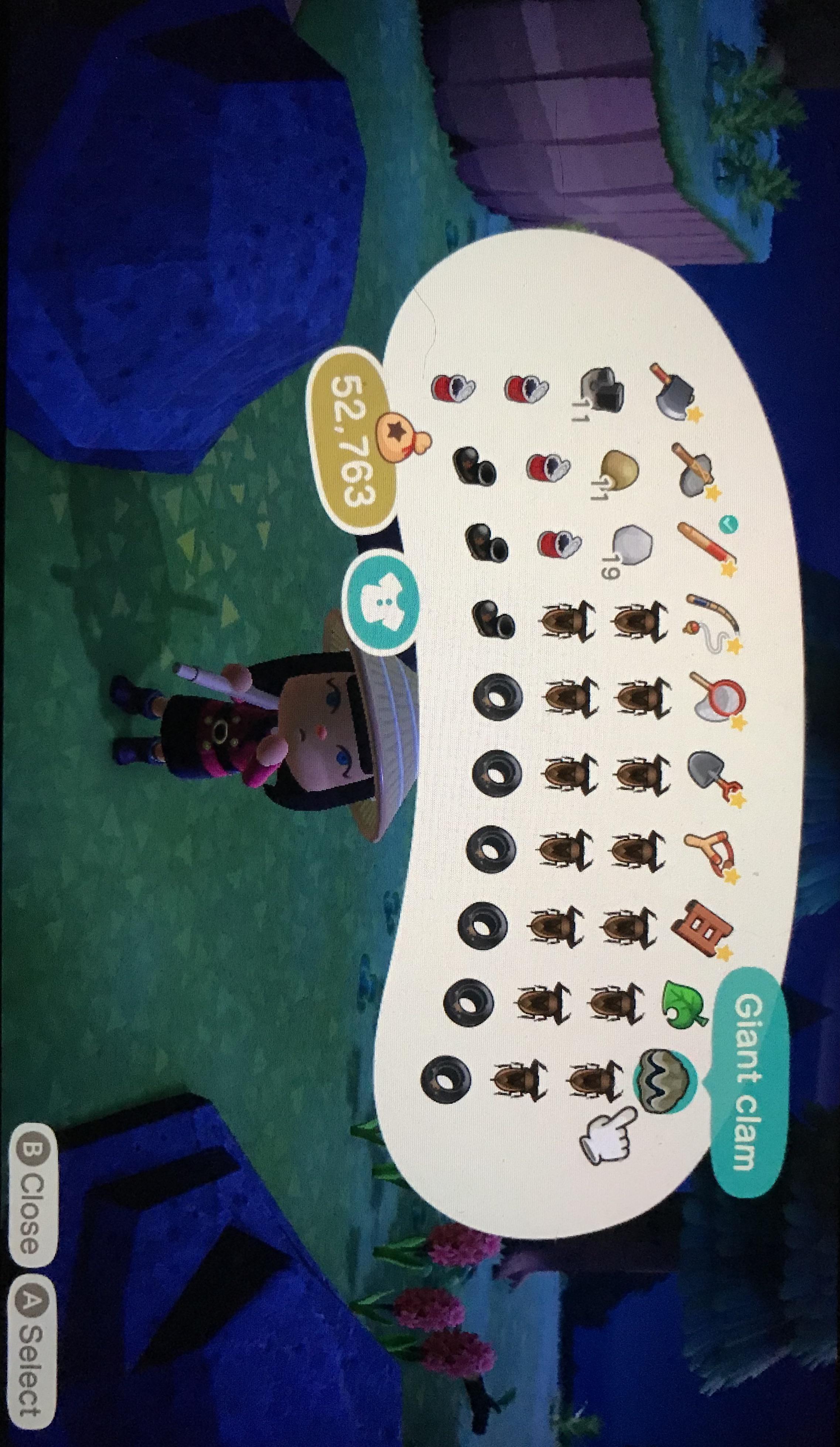 Found an acnh island with literally nothing in the water but bugs and