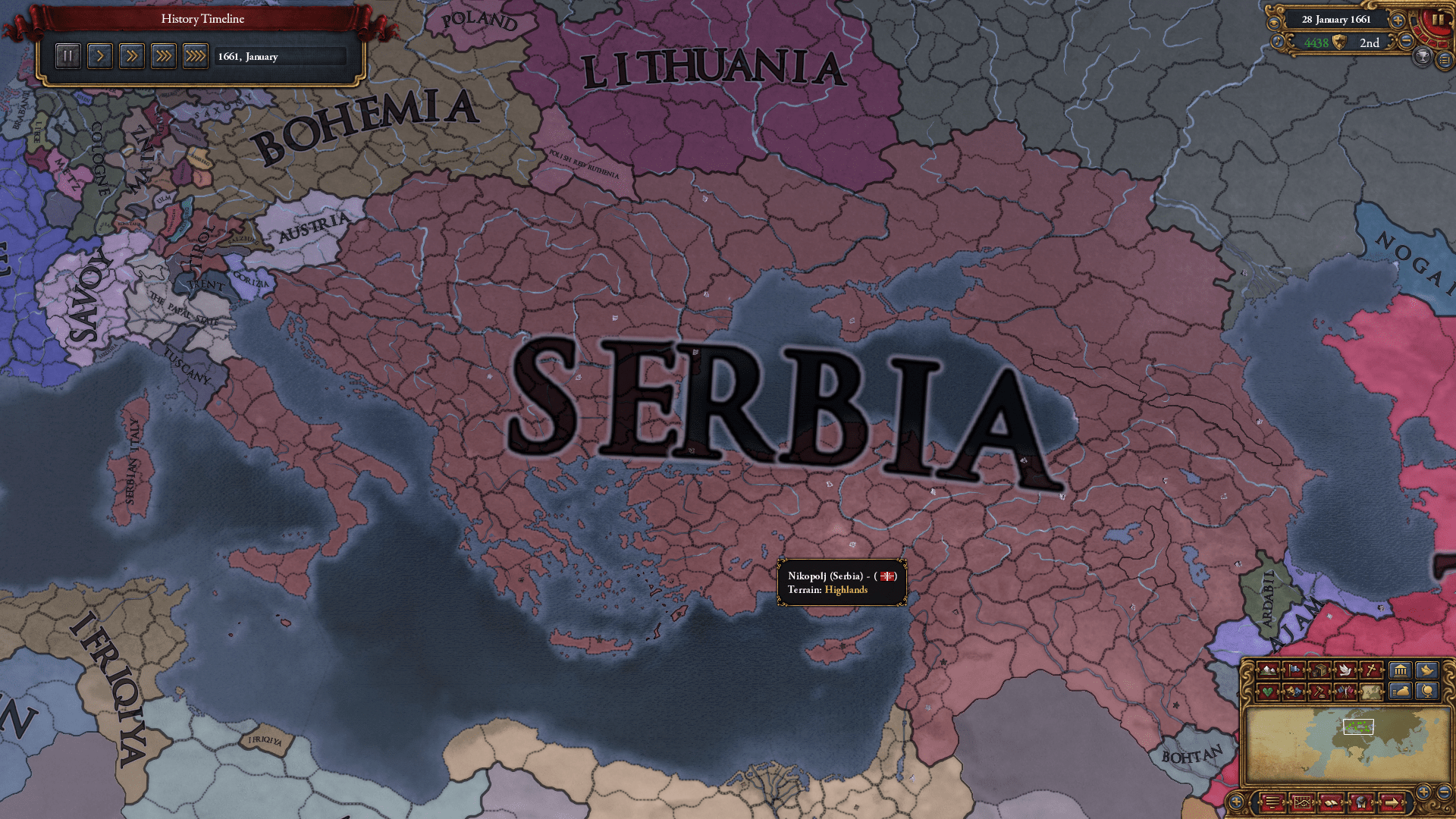 Serbian Conquest Beyond Typus eu4