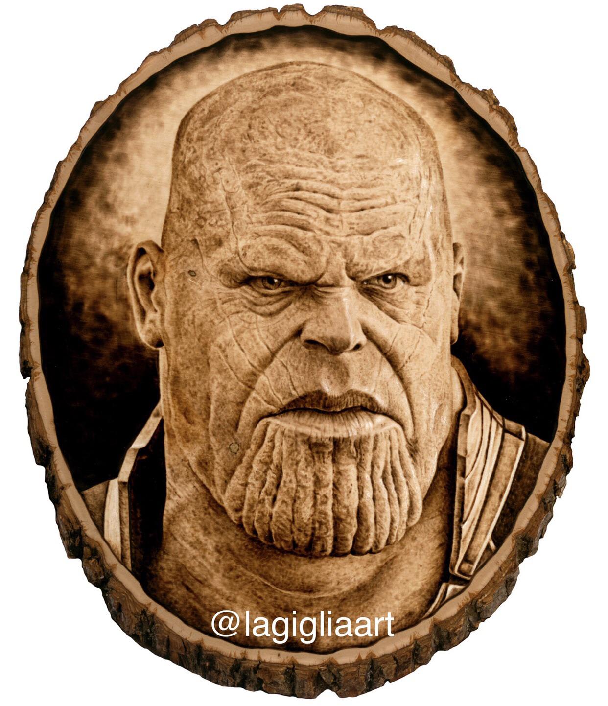 My favorite portrait I have ever done. (Wood burning.) r