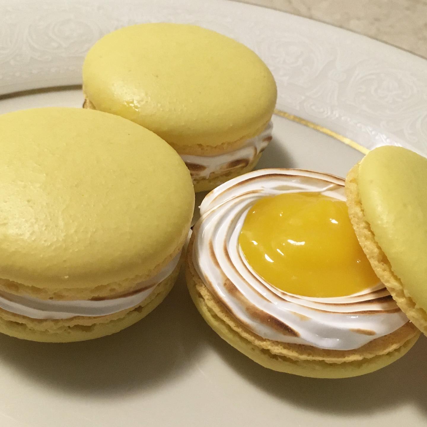 Lemon Meringue Pie Macarons r/macarons