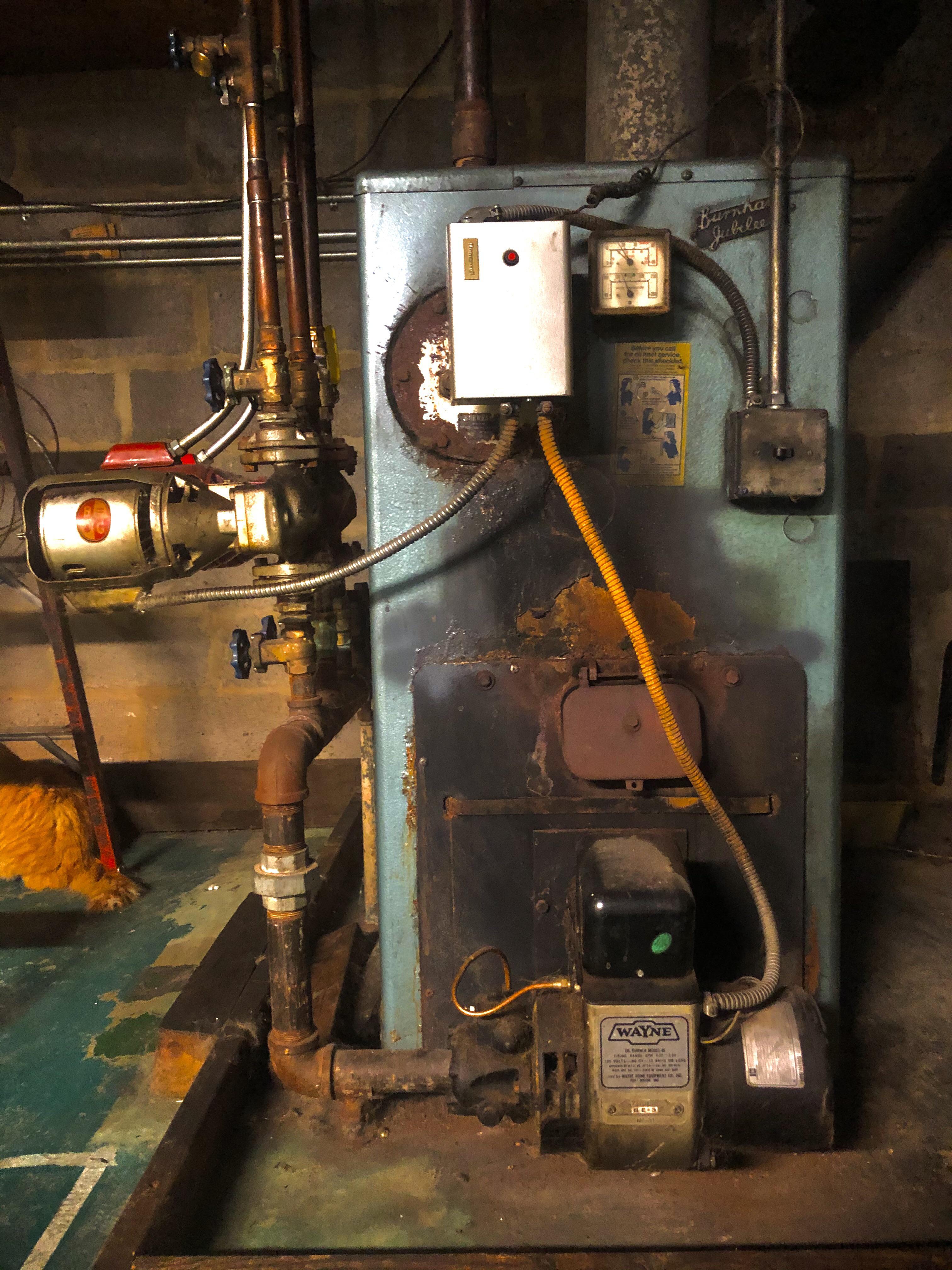 Herd you guys liked old boilers.. 1960s Jubilee. r/HVAC