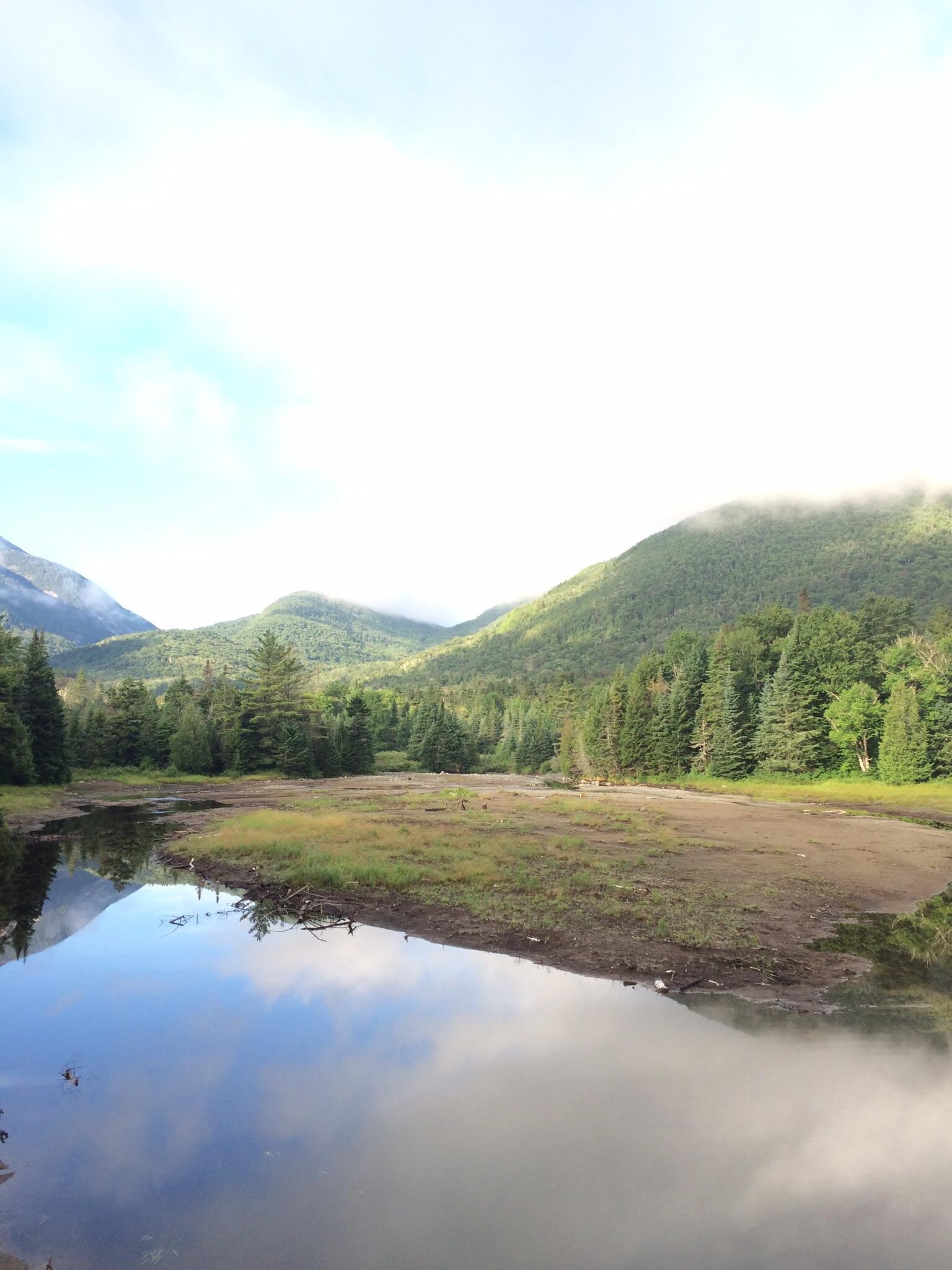 Backpacking through the High Peaks Wilderness in upstate New York