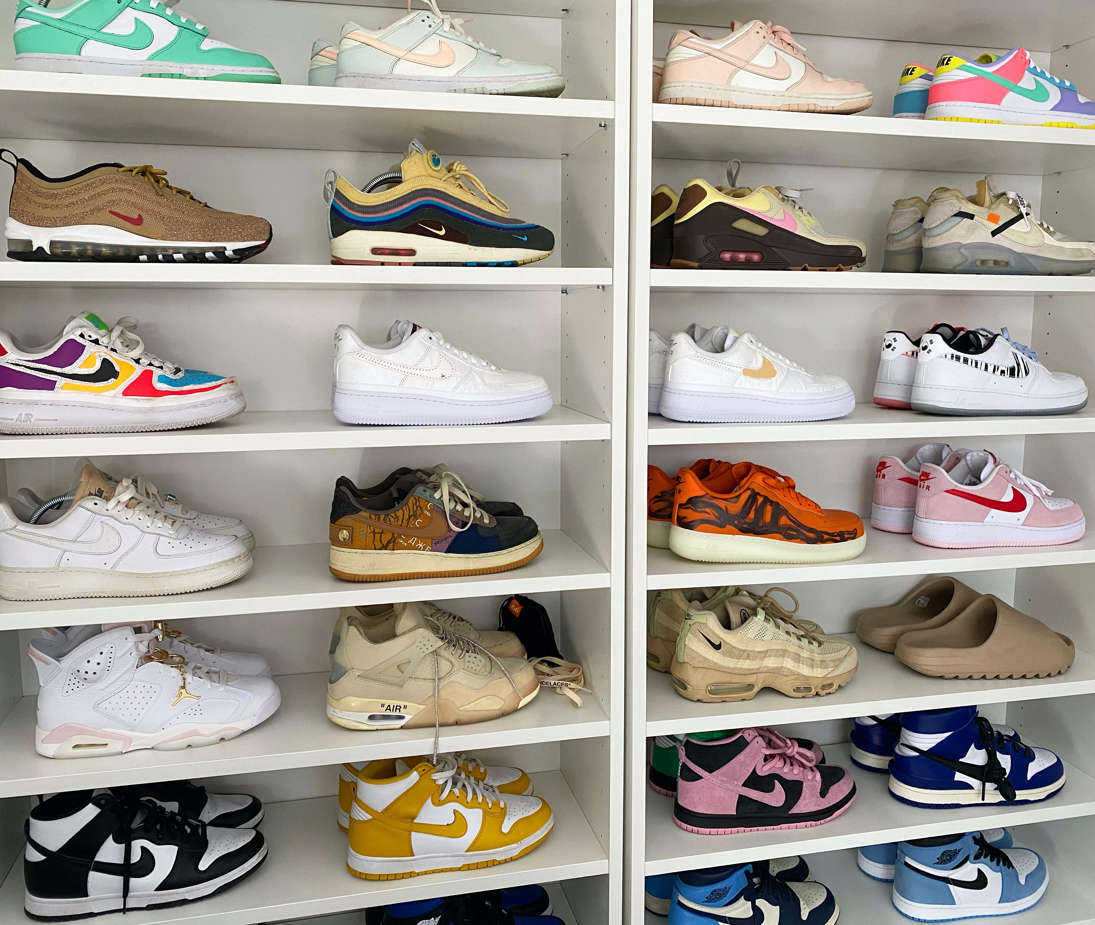 A glimpse into my collection. IKEA bookcase my favourite display so far r/Sneakers