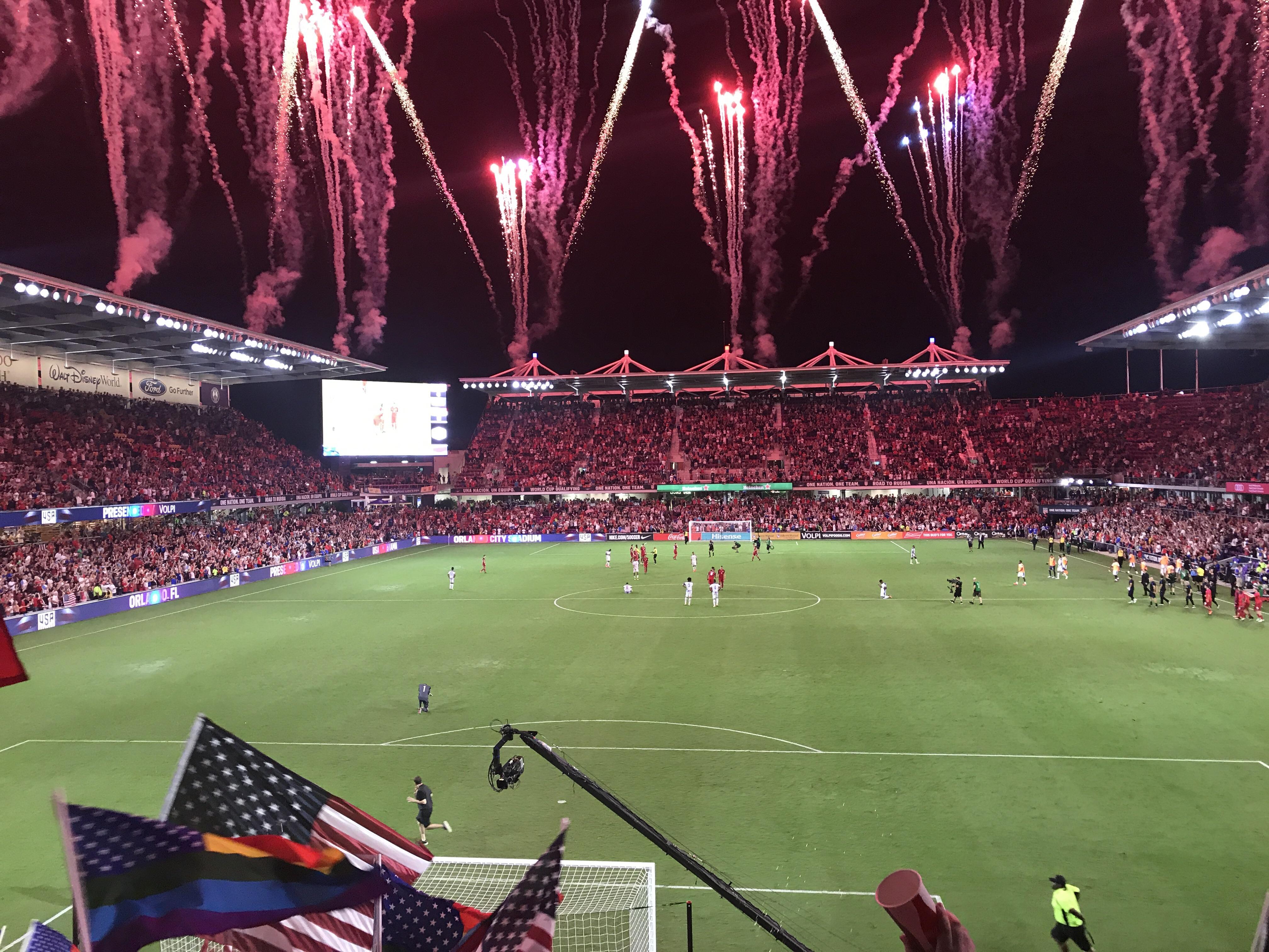 Orlando Sporting Events June 2024 Victory celebration for the USMNT in Orlando sports