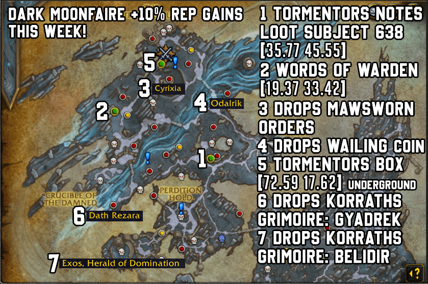 Ve Nari Rep Guide Item Locations for Deciphering Deaths Intention