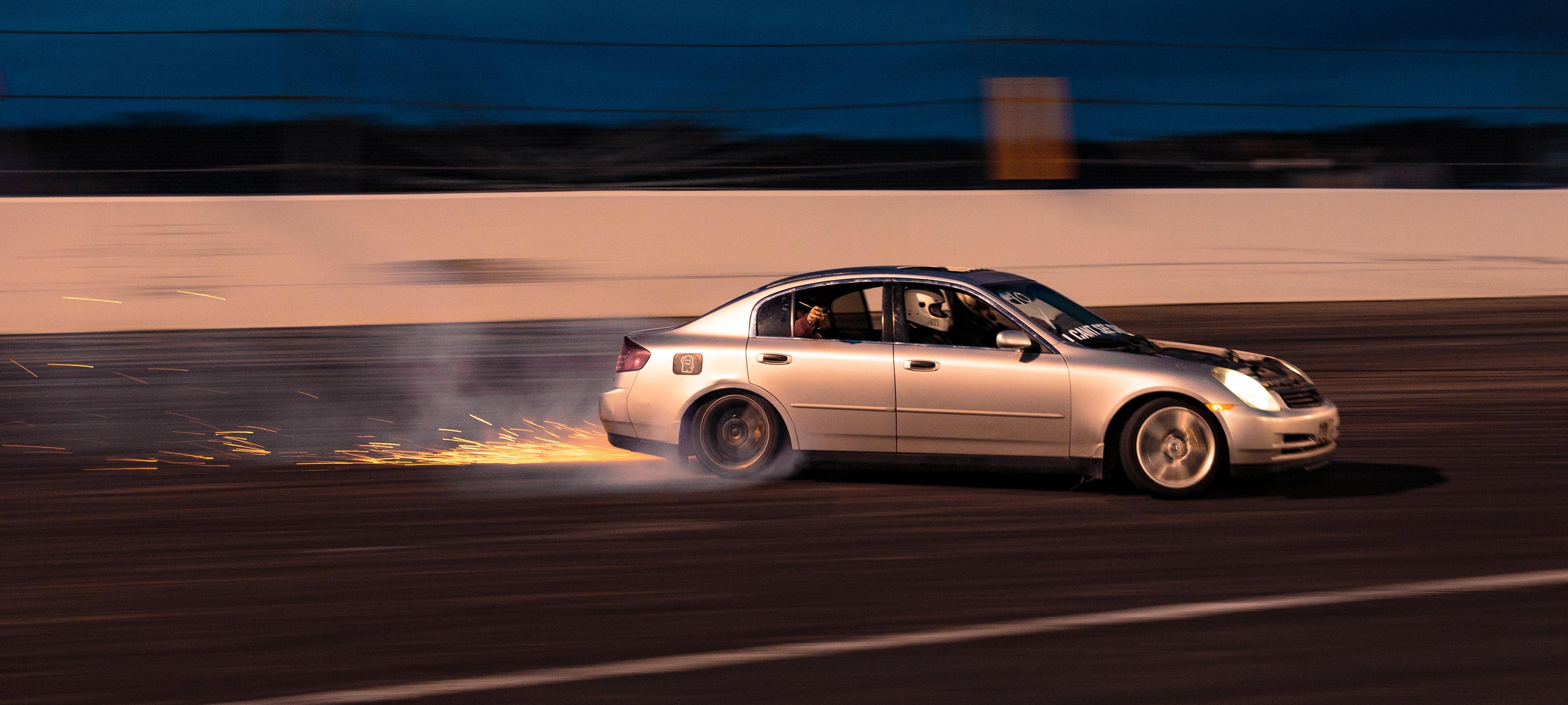 Daily Drift Media Day 113. He dragged his exhaust around the track for