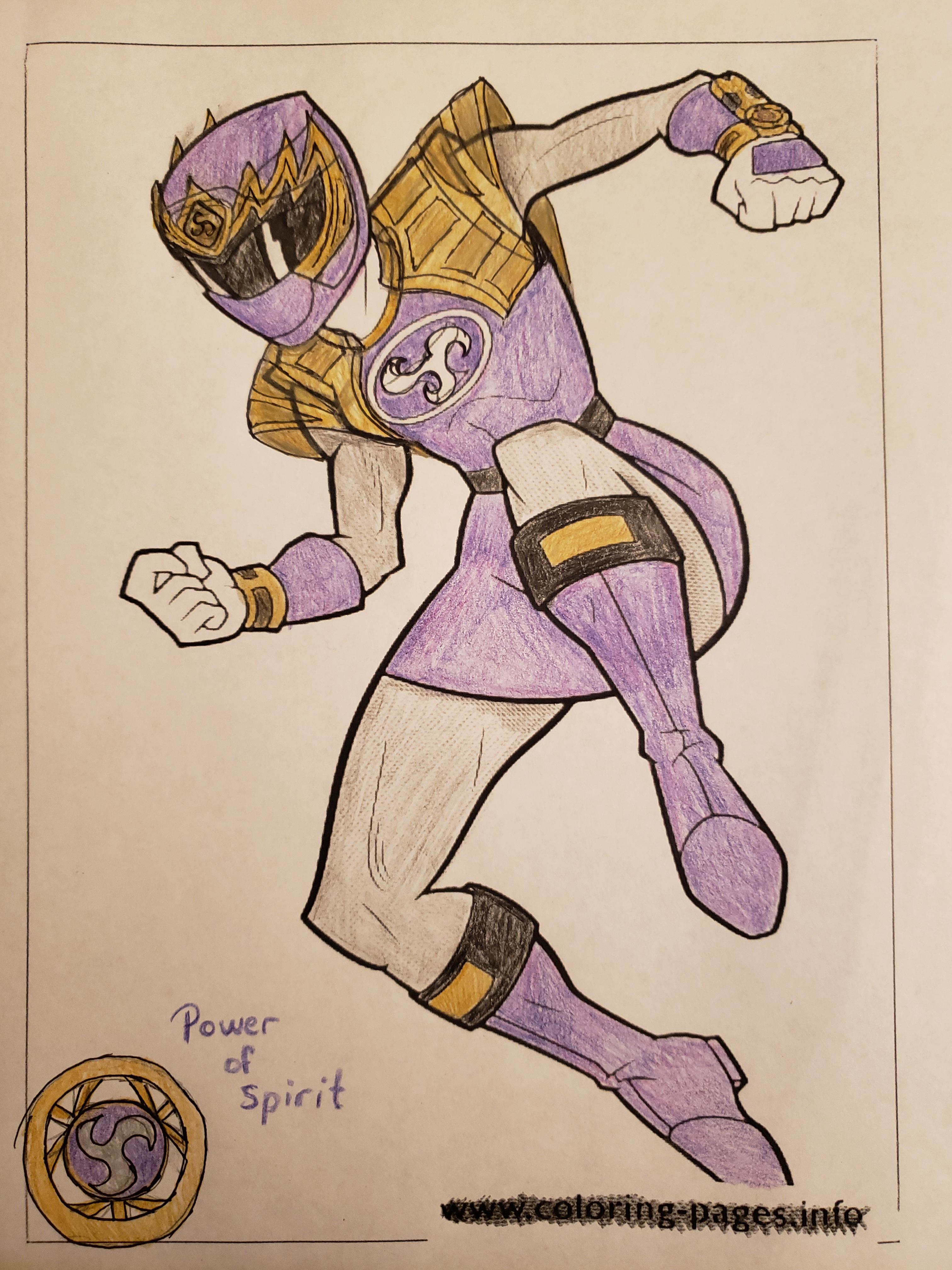 Ninja Storm Power Rangers Coloring Pages