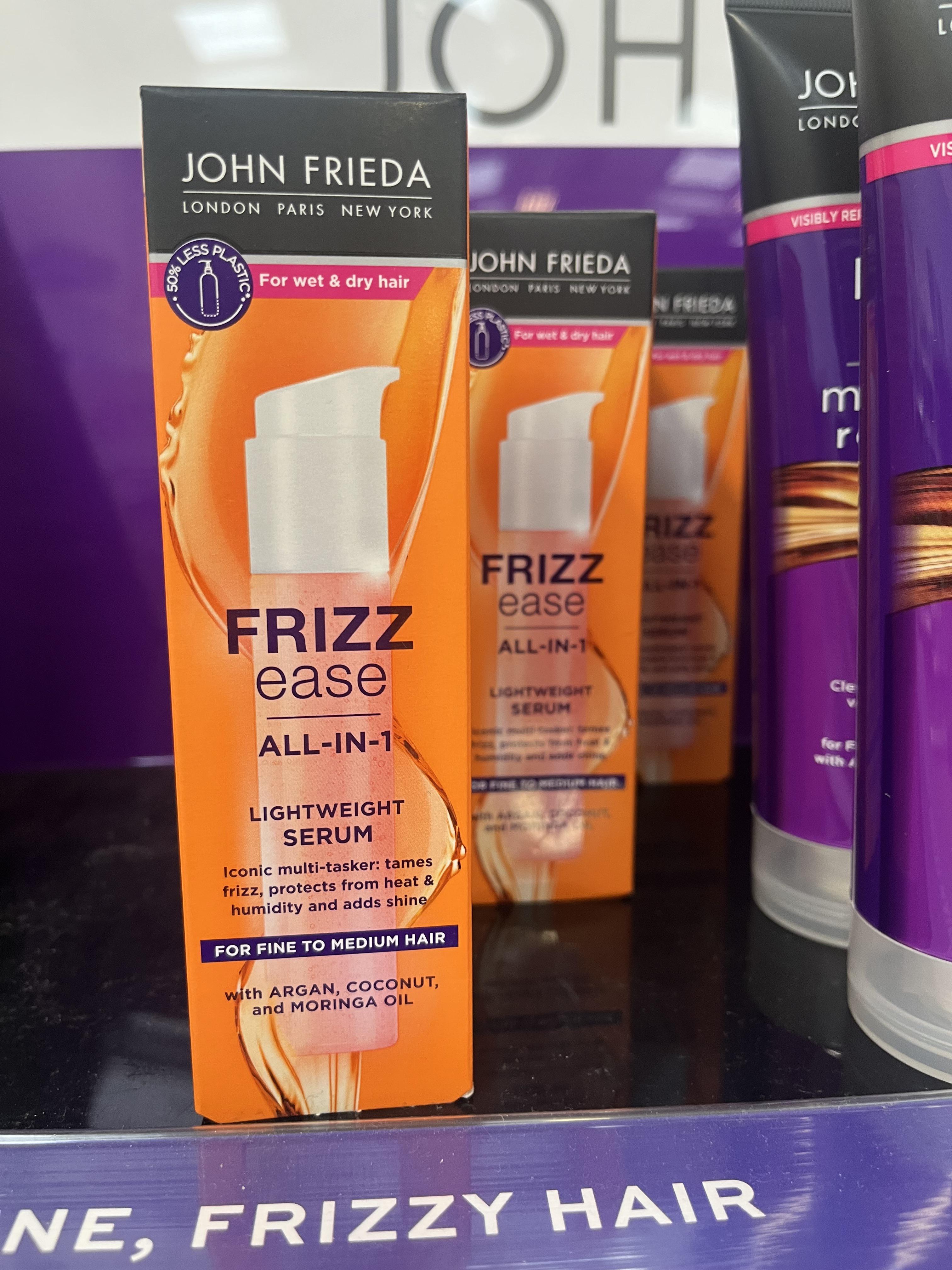 John Frieda frizz ease serum has anyone tried this product? r/curlyhair