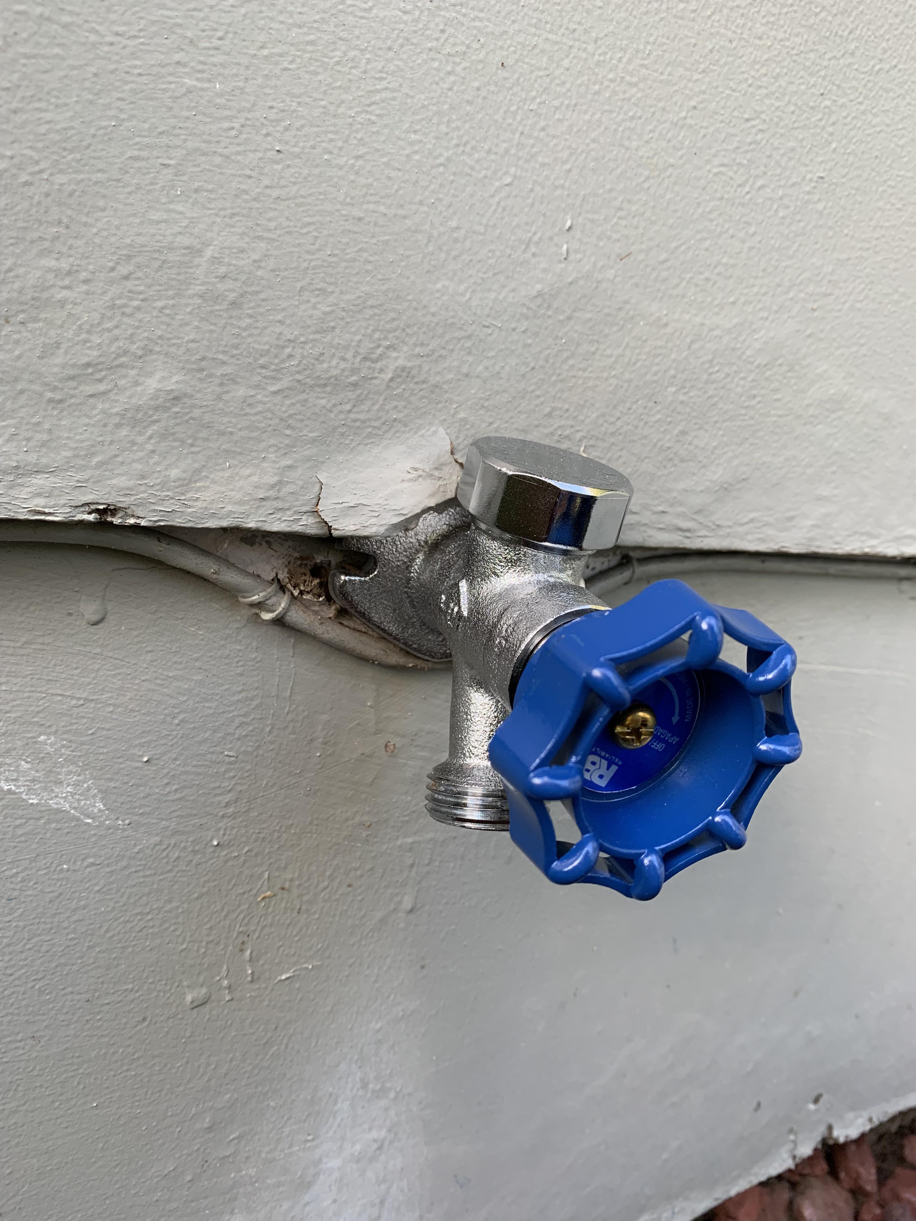 Water spigot not screwing to house/ holes are stripped r/fixit