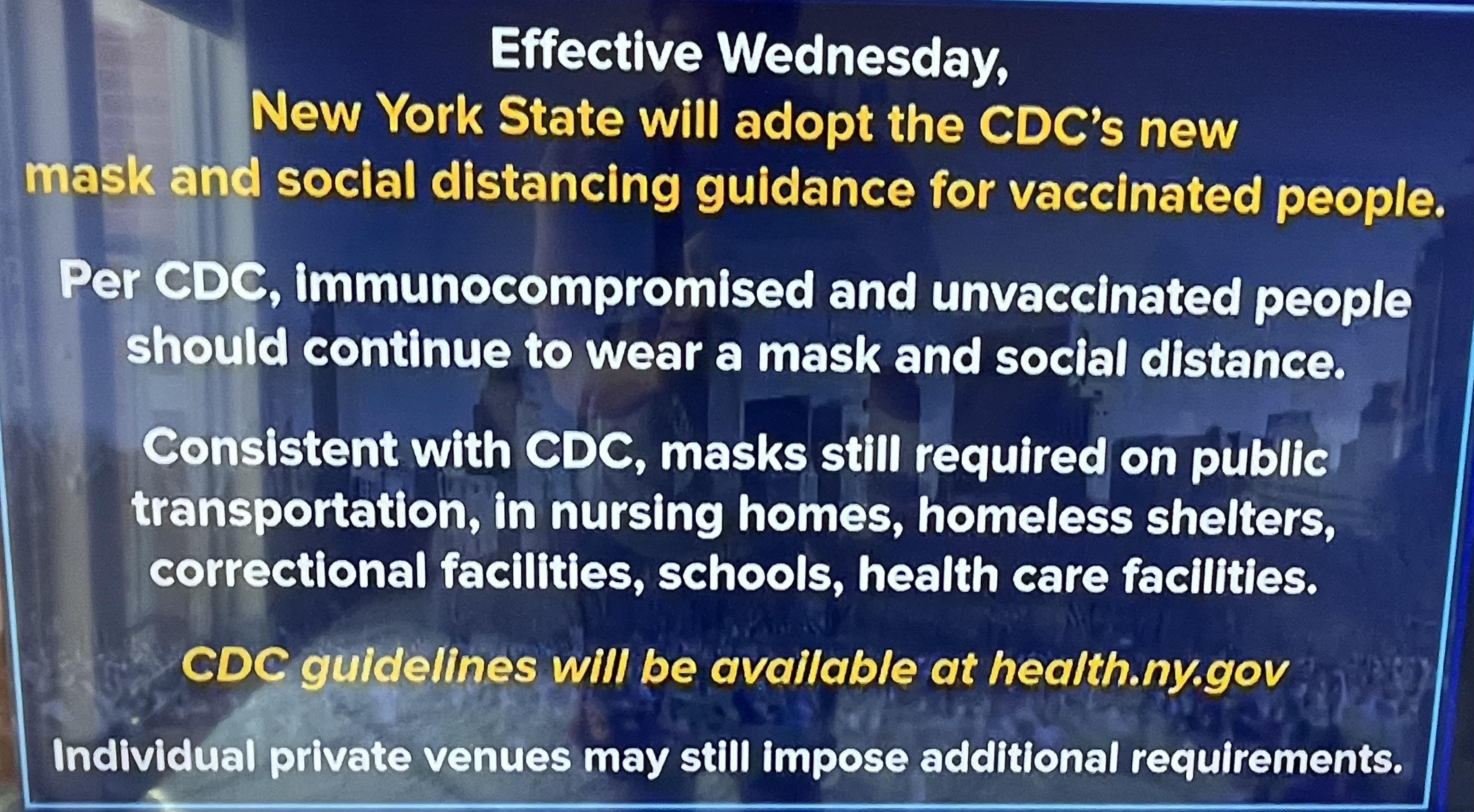 NY mask mandate ends this wednesday r/longisland