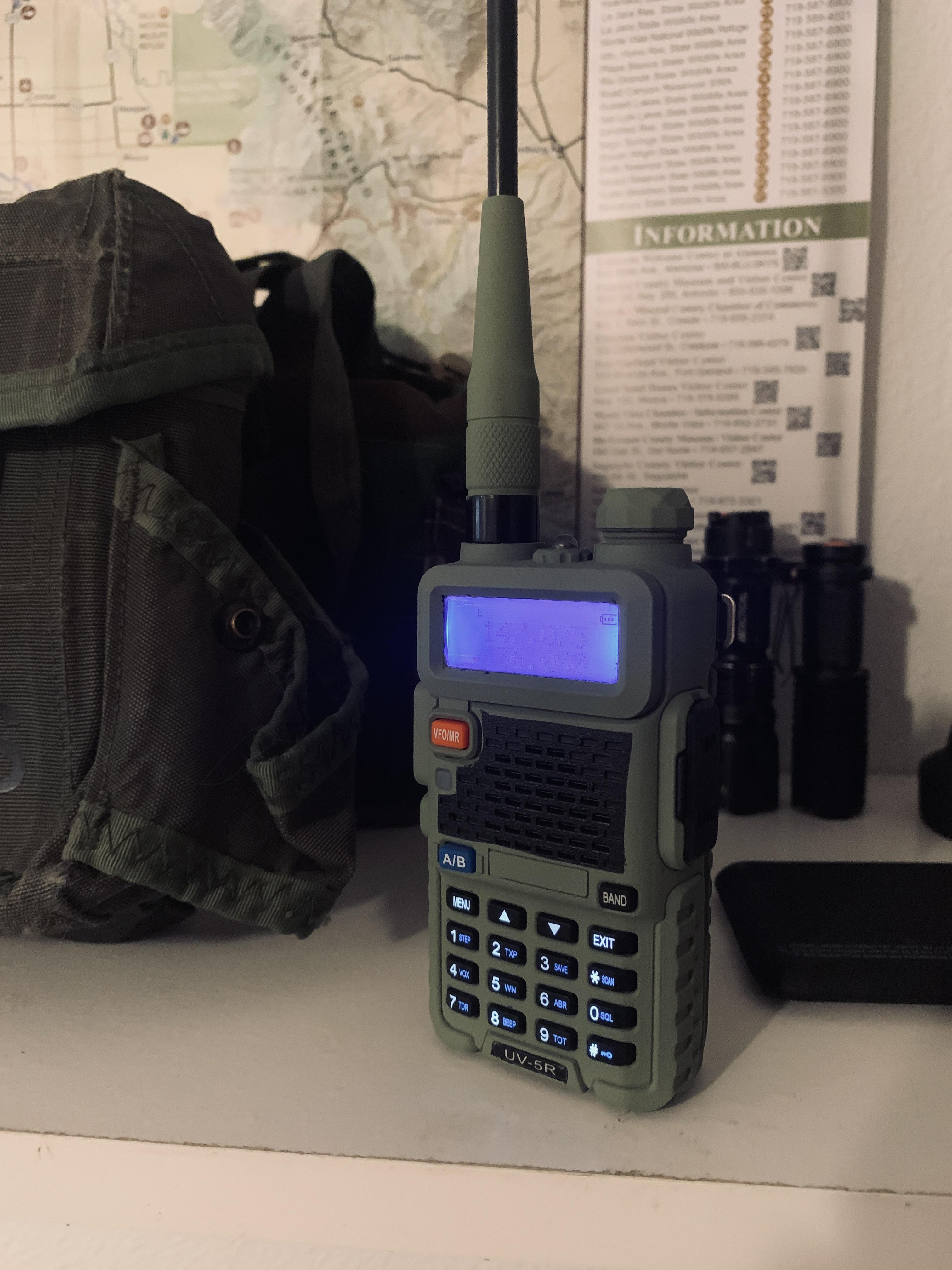 Painted my UV5R od green : r/Baofeng