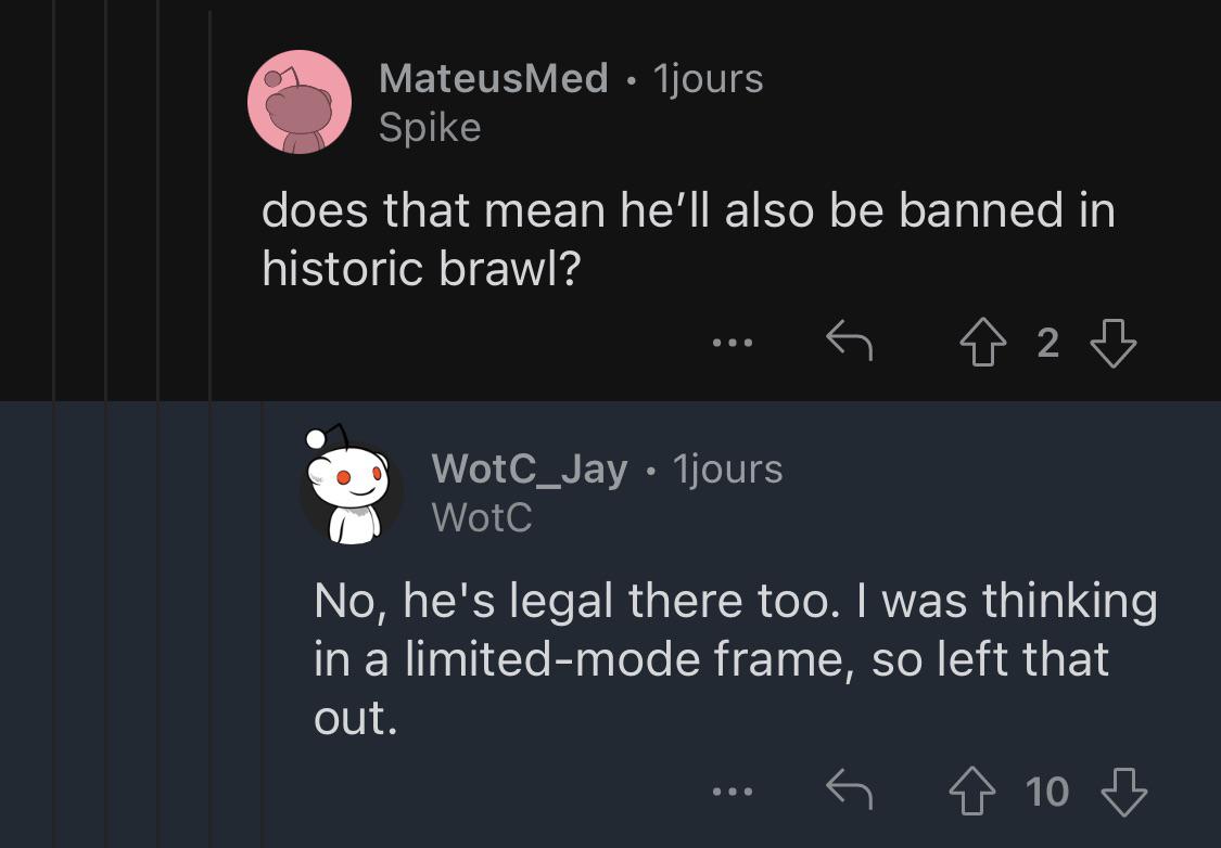 Ragavan officially not prebanned in historic brawl r/mtgbrawl