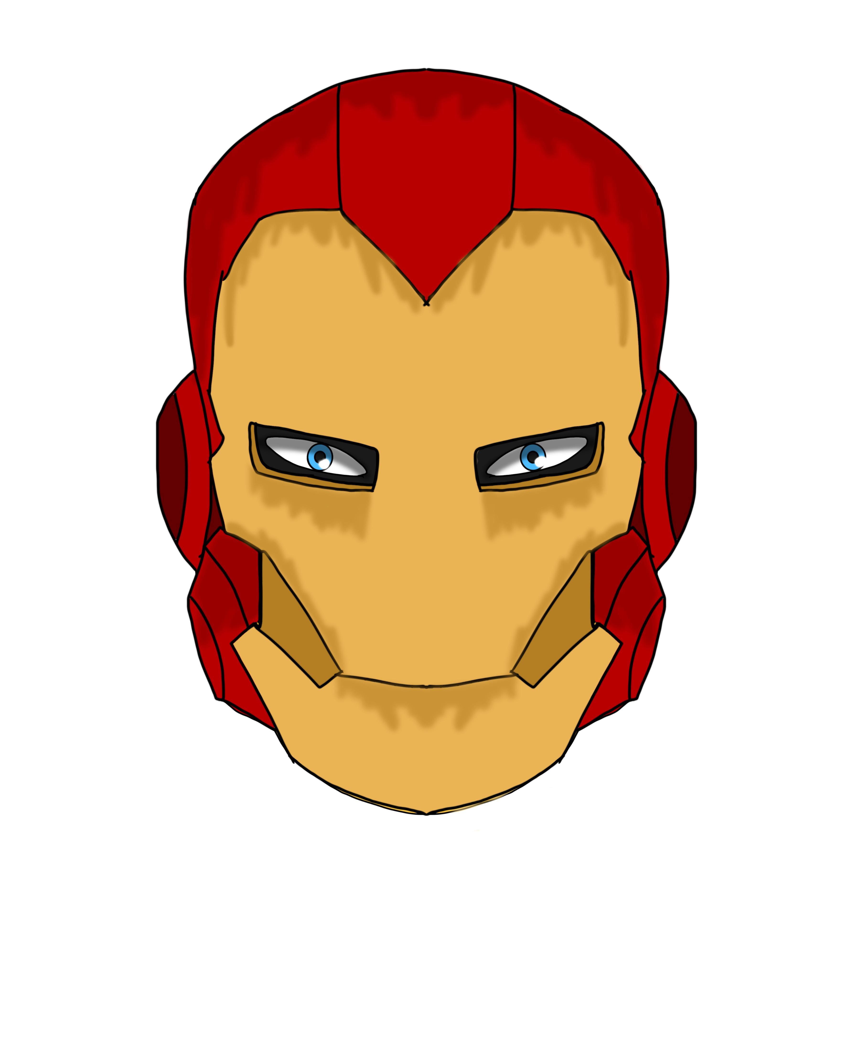 Iron Man Face Logo