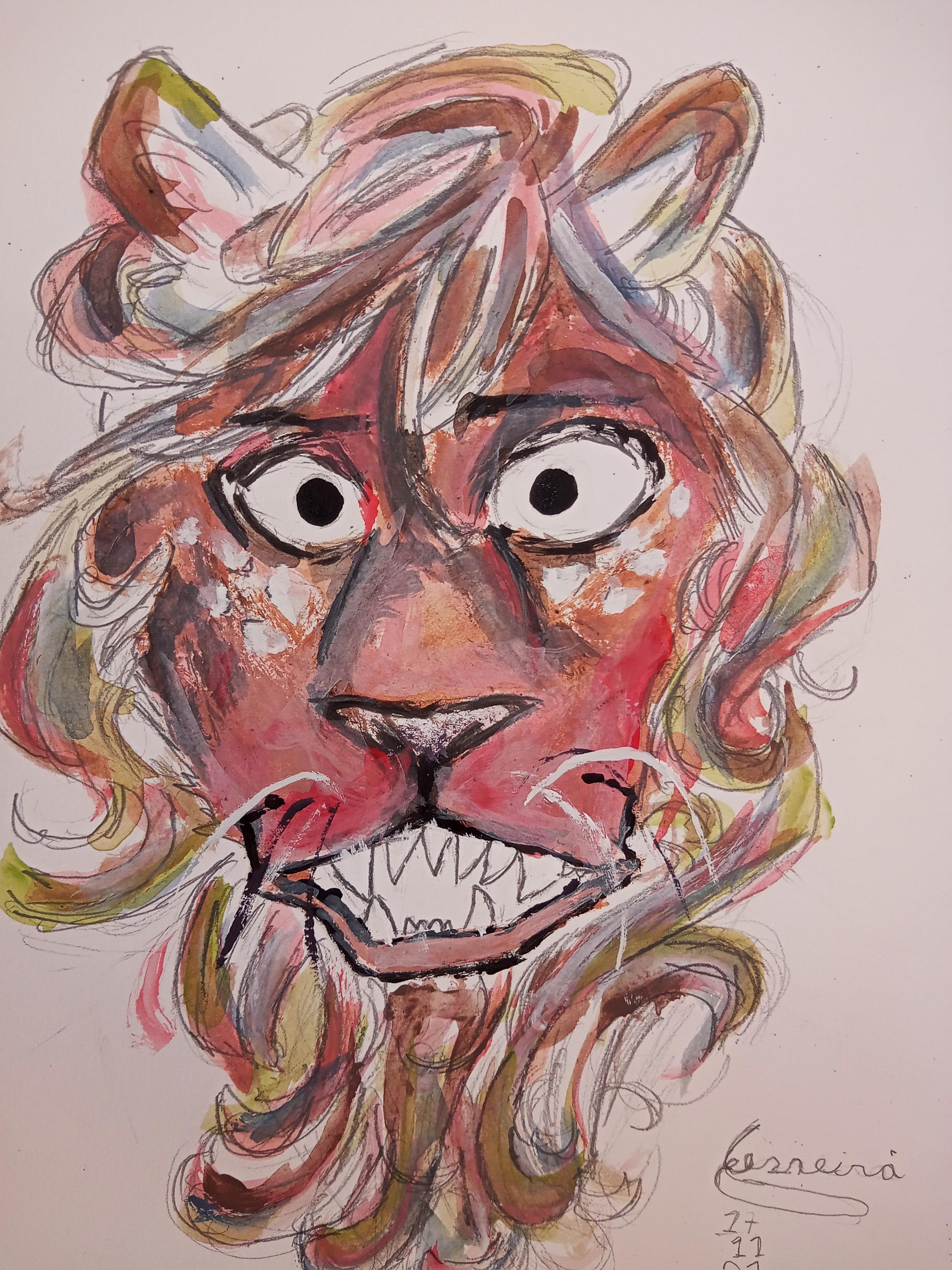 Acrylic paint on Agata (first time using acrylic paint) r/Beastars