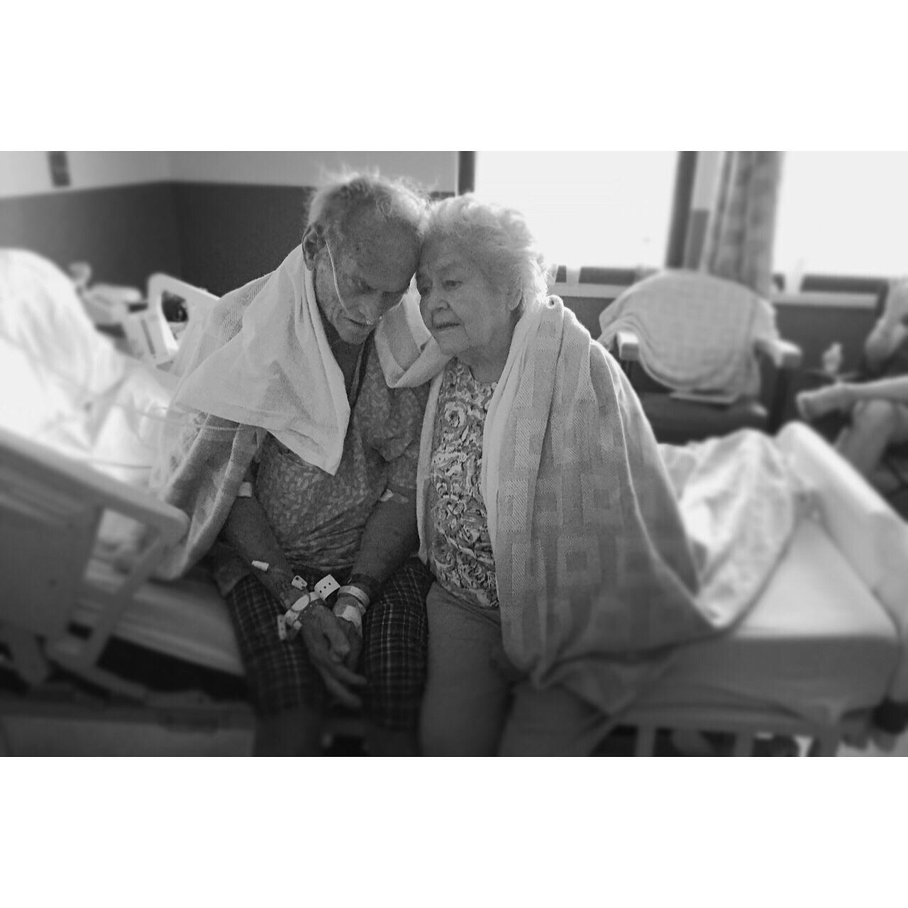 This is the last picture I took of my grandpa in 2015. A week later he