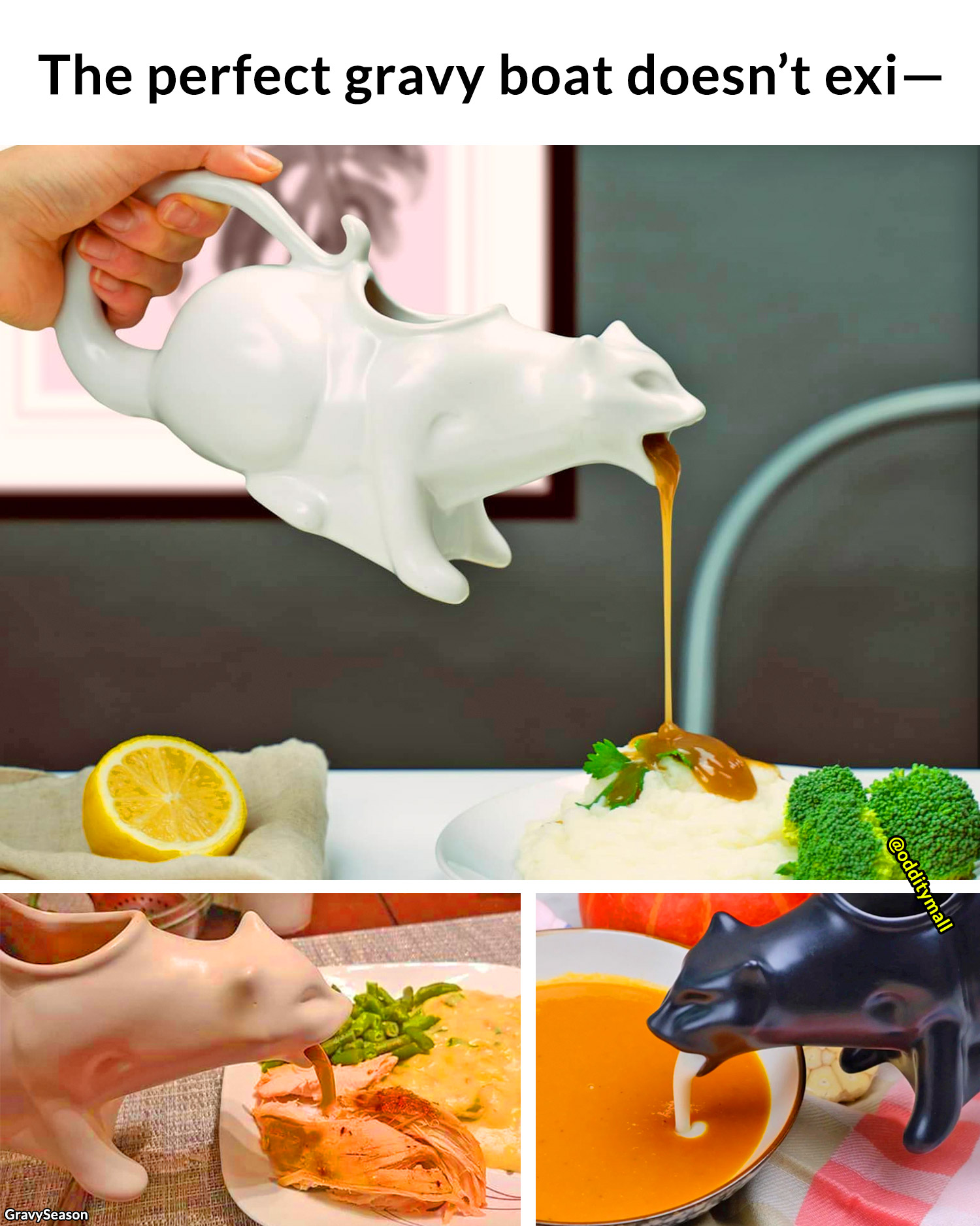Puking Cat Gravy Boat r/OddityMall