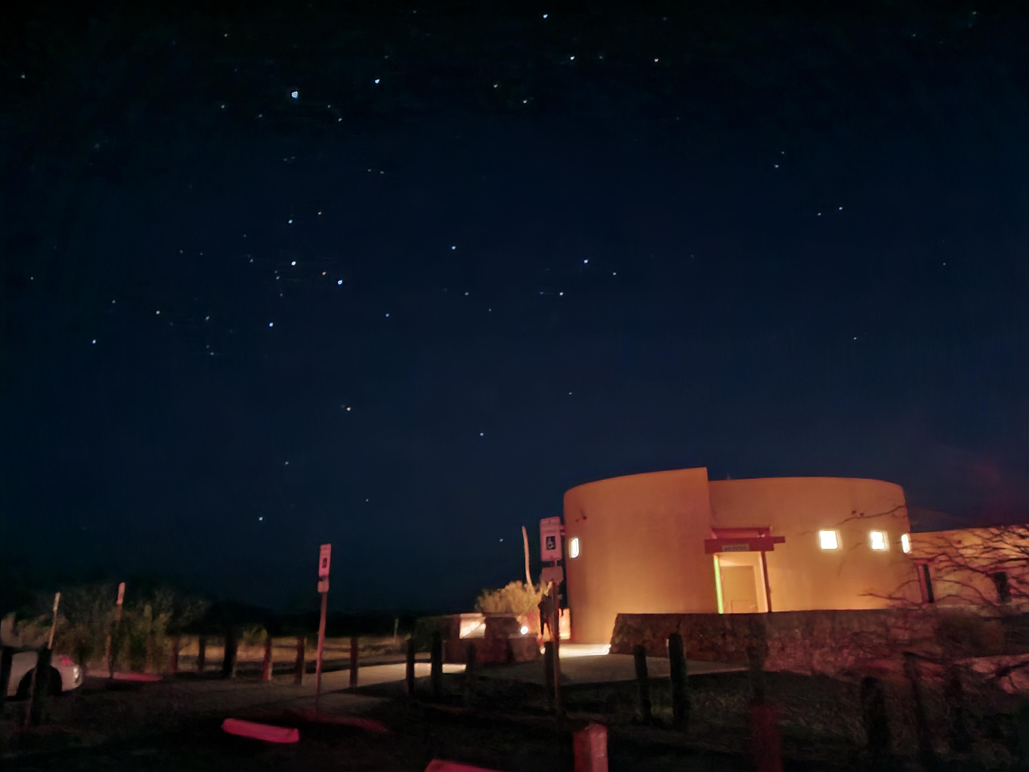 Marfa lights observatory [OC] texas