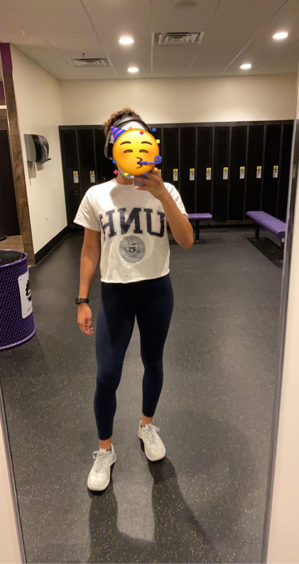 The best lifting leggings EVER! Wunder Train 25” True Navy (6), squat proof AND sweat proof 🥰