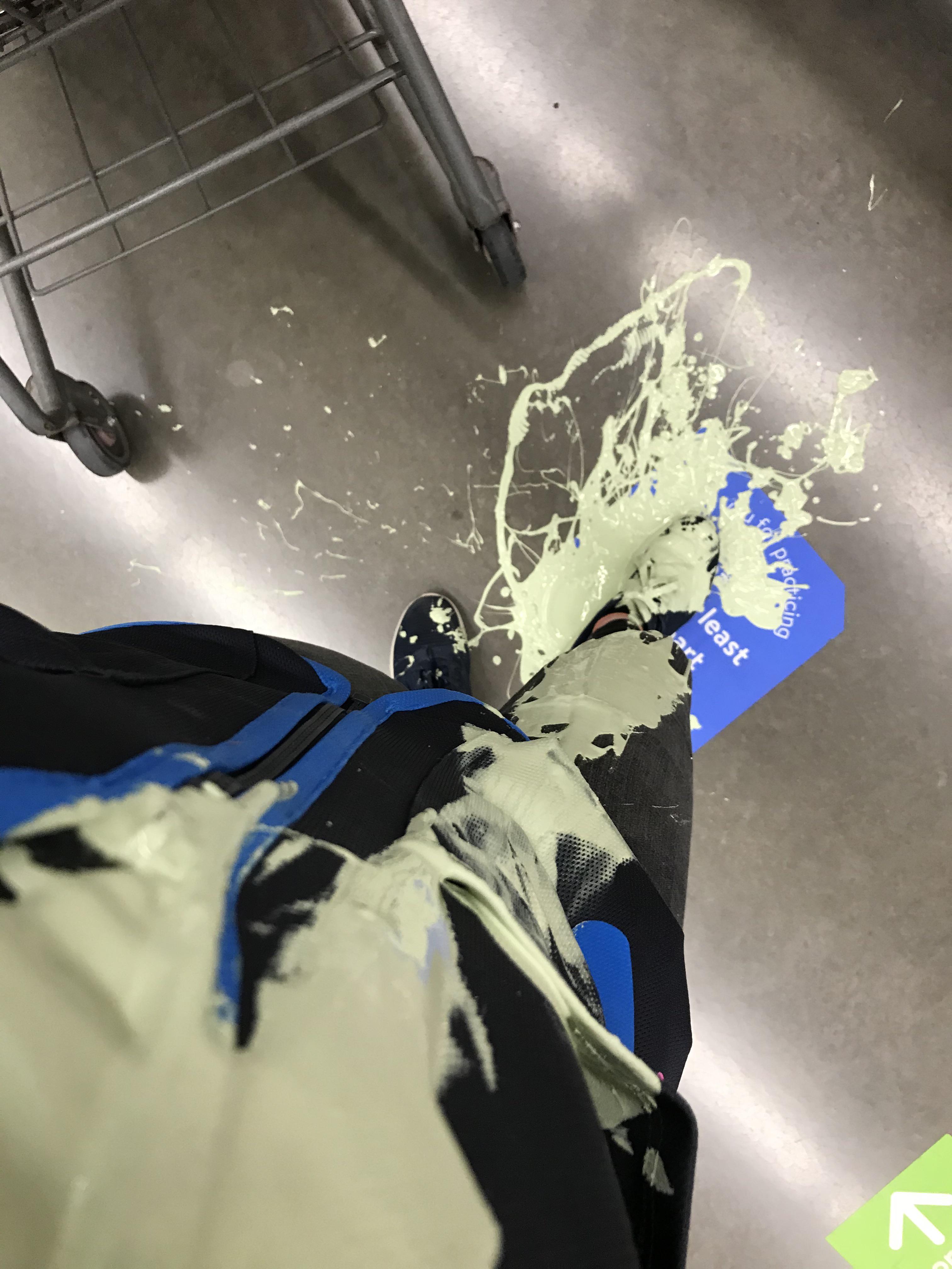 First time mixing paint went really well. r/walmart