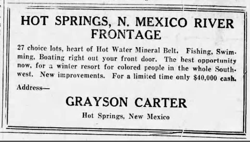 1947 classified ad for Truth or Consequences, NM r/NewMexico