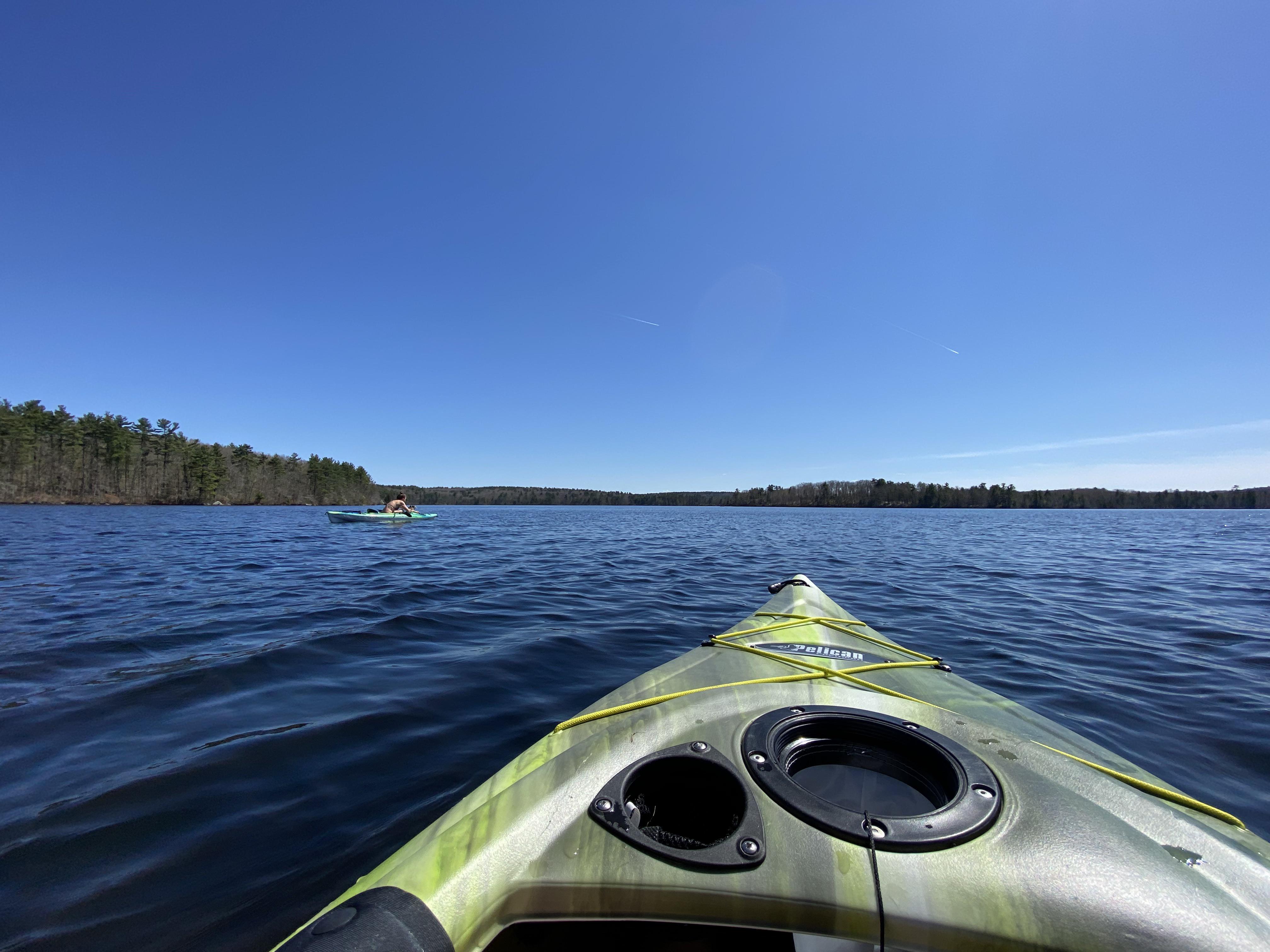Whitehall Reservoir Massachusetts. First time out this season. r/Kayaking