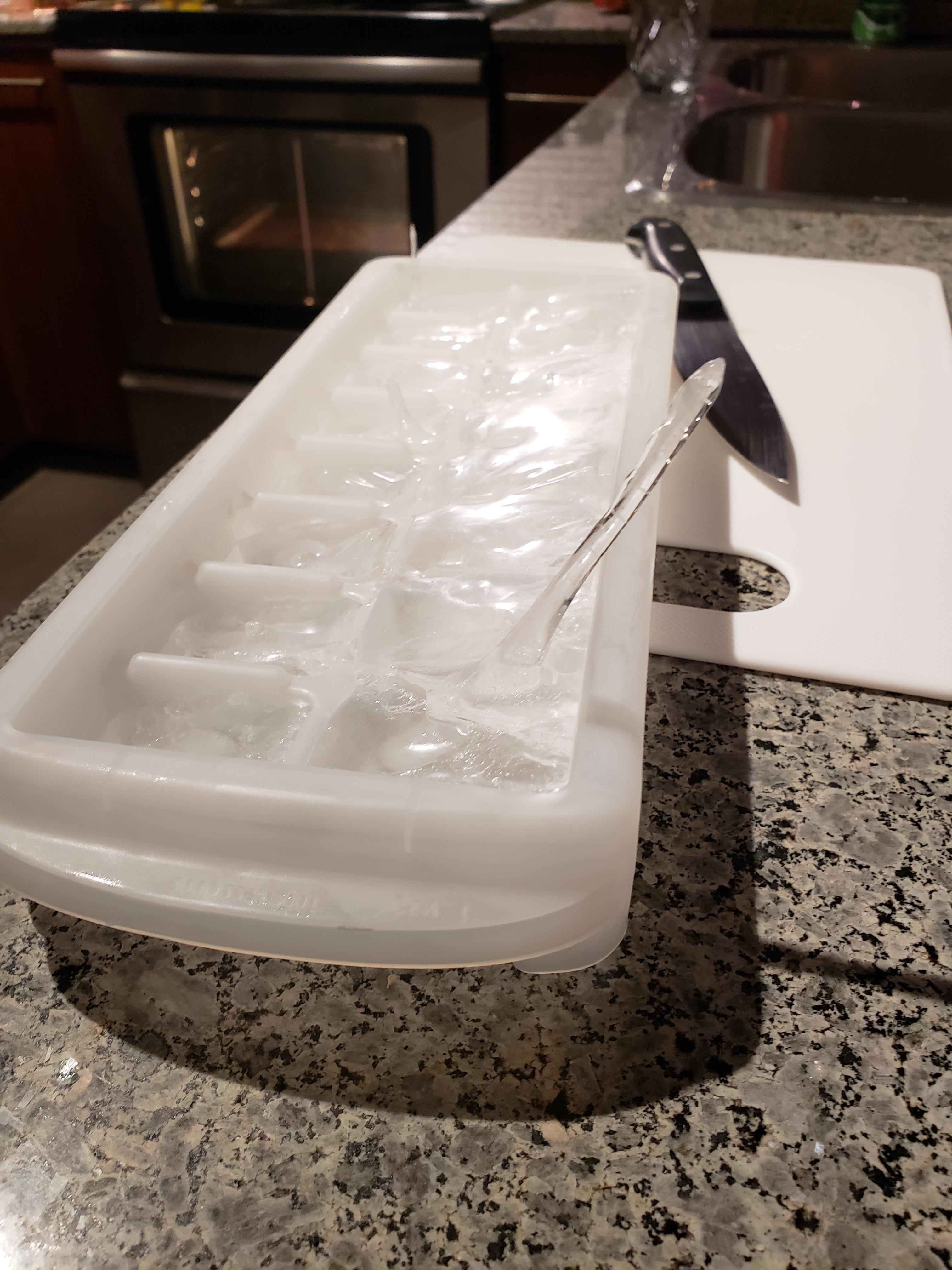 I know it's ice... But how does it keep freezing like this in my