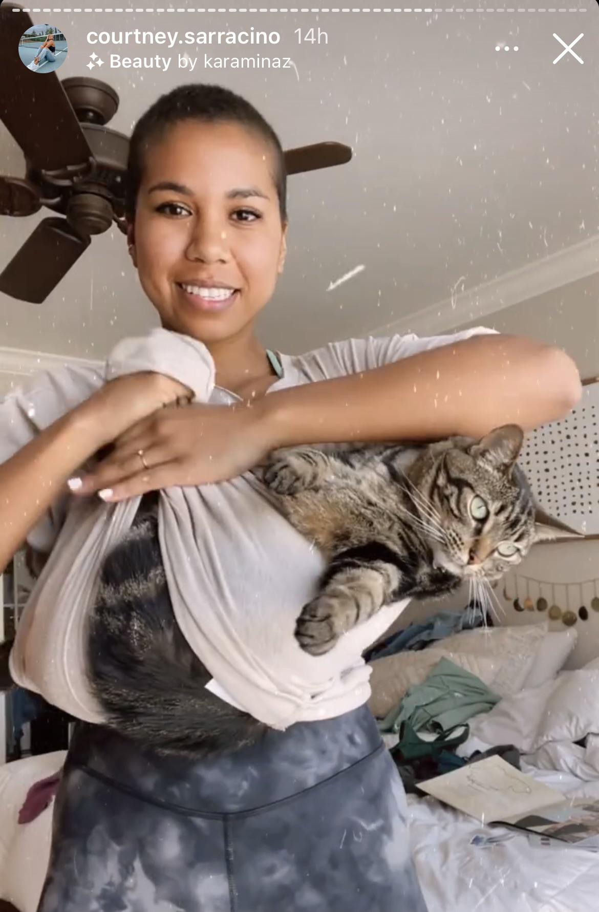 Straight Jacket, Hospital Gown, or Cat Carrier 😂😂 (crystal tee from