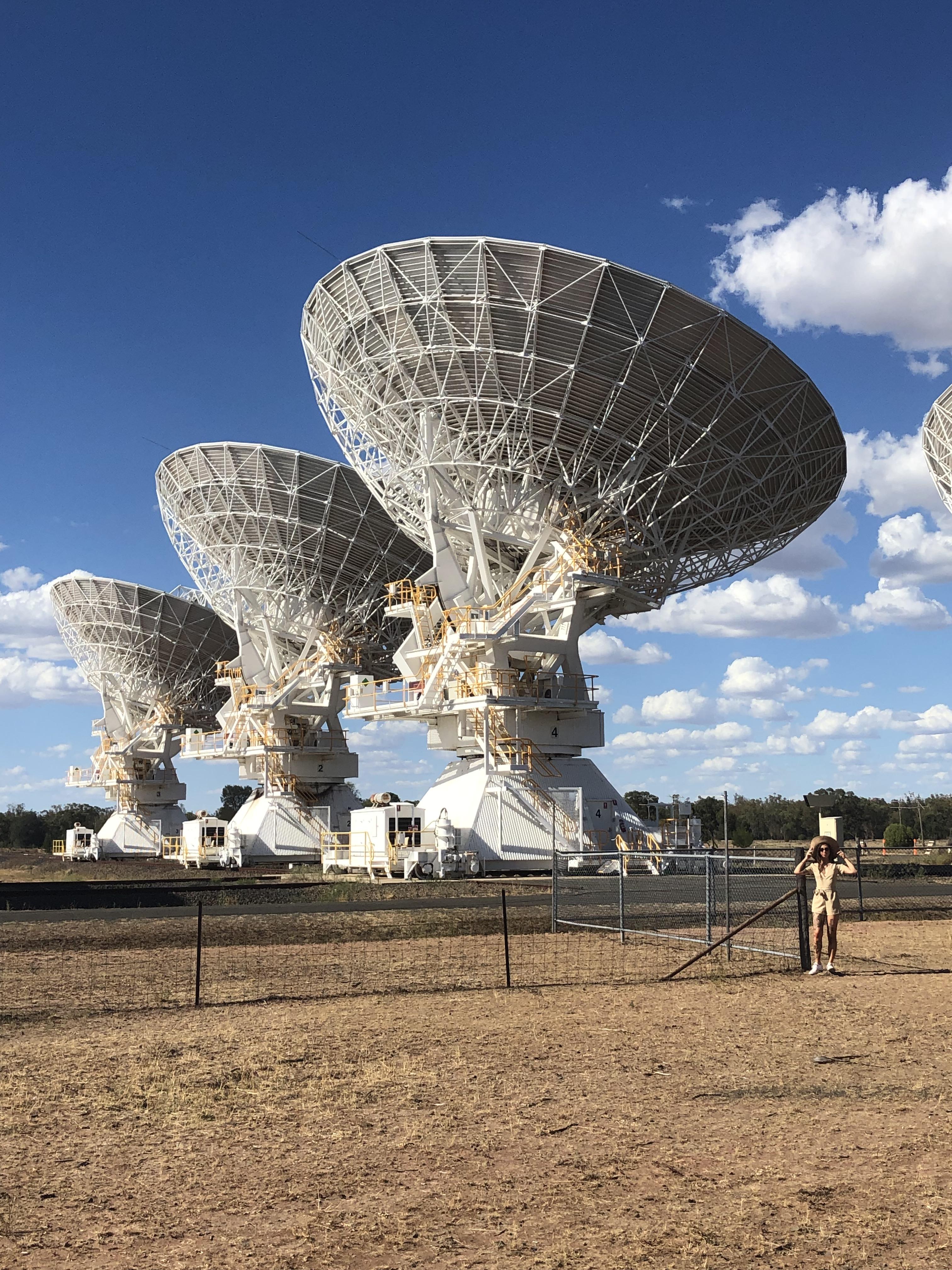 Visited the Australia telescope compact array, located in between