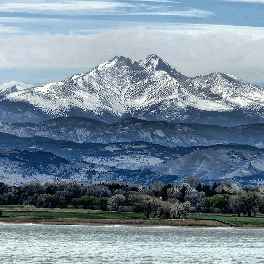 View from McIntosh Lake r/Longmont