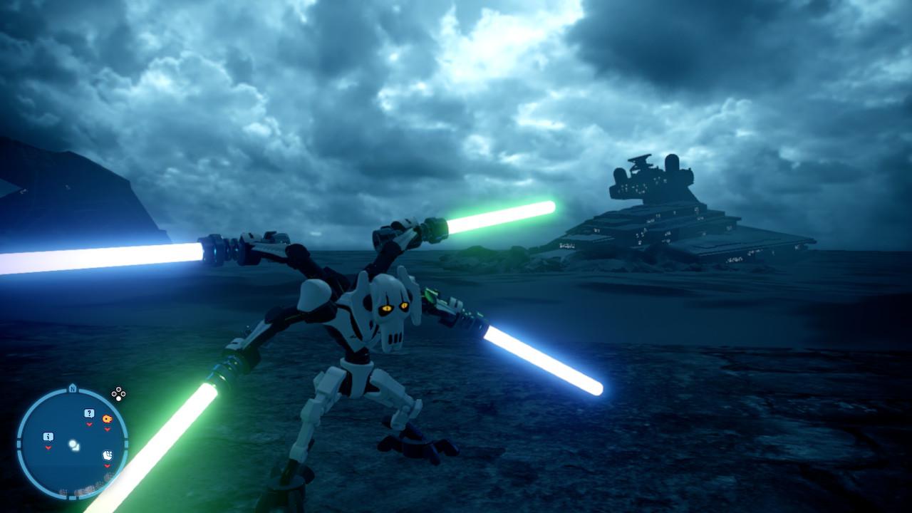 Got on top of the exegol sith citadel. the flying grievous glitch is