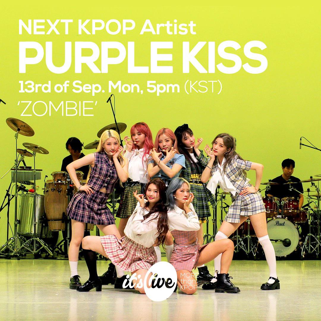 Purple Kiss to perform ‘Zombie’ Mdromeda KPOP on Sept. 13 2021 at 5pm